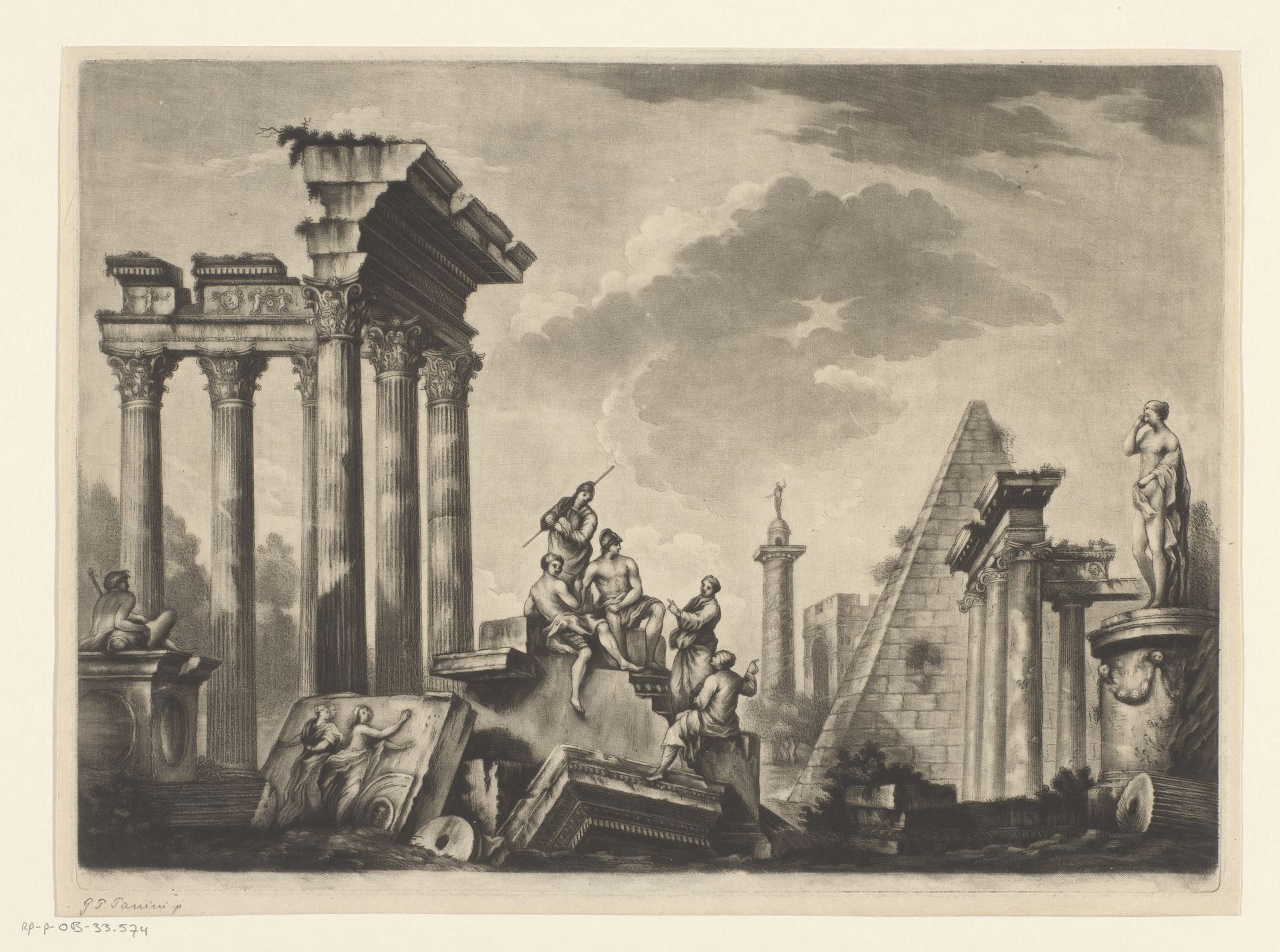 Ruïnes te Rome by Richard Houston