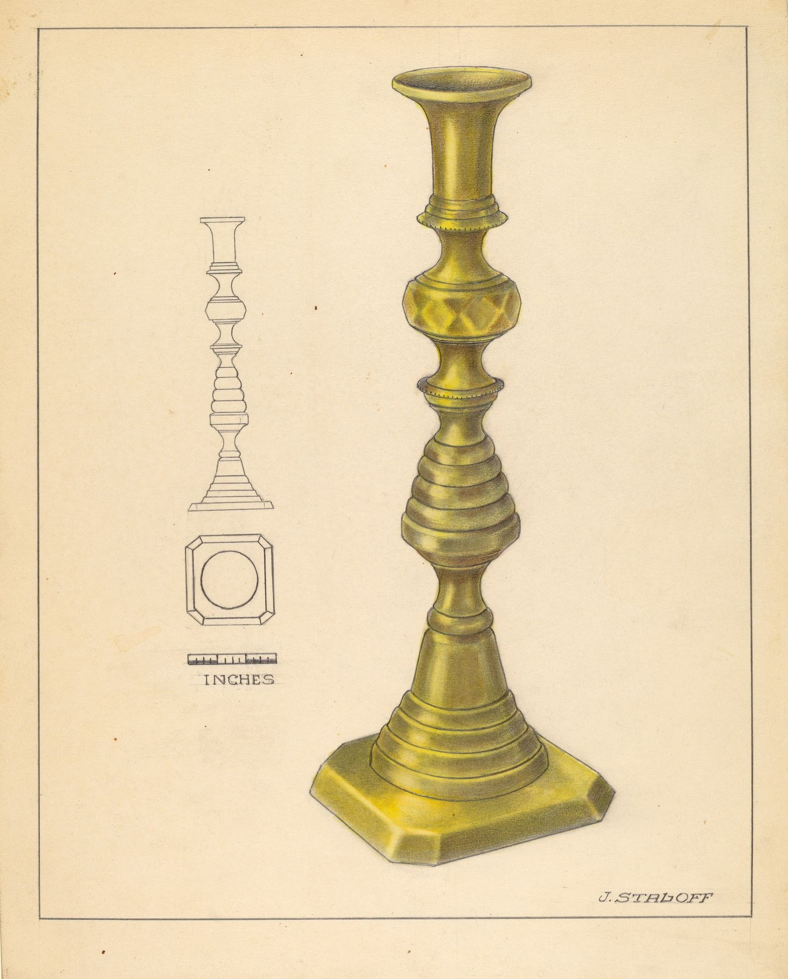 Candlestick by Jack Staloff