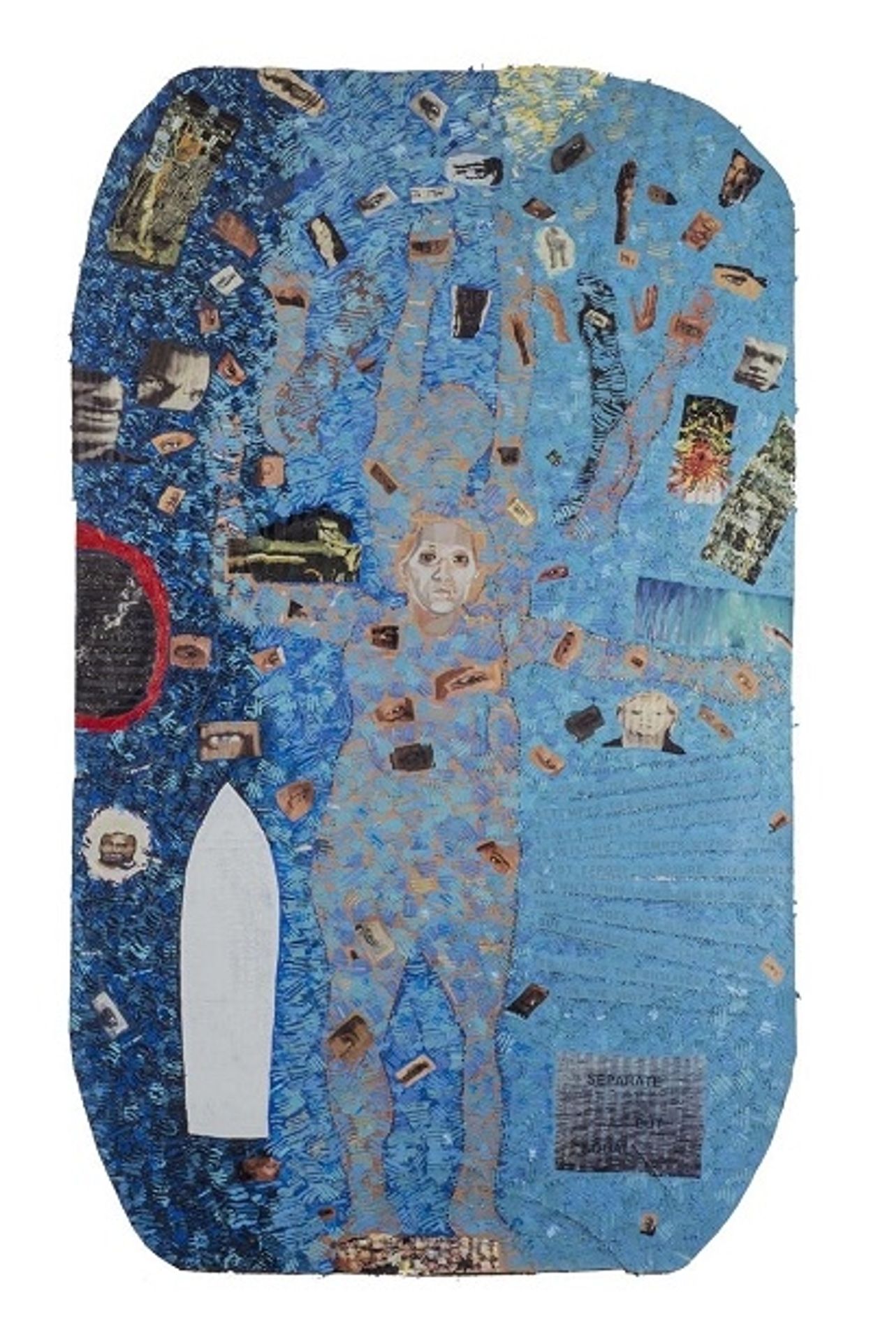Autobiography: Water (Ancestors/Middle Passage/Family Ghosts) by Howardena Pindell