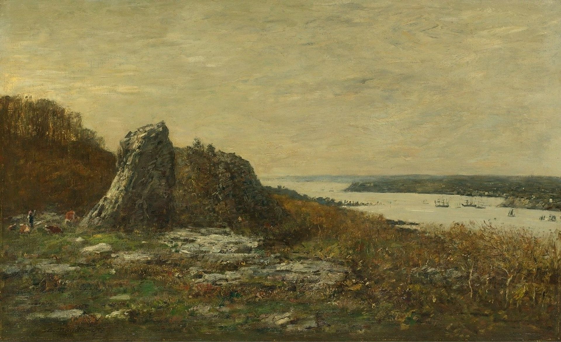 Environs De Brest. Embouchure De L’élorn by Eugène Boudin