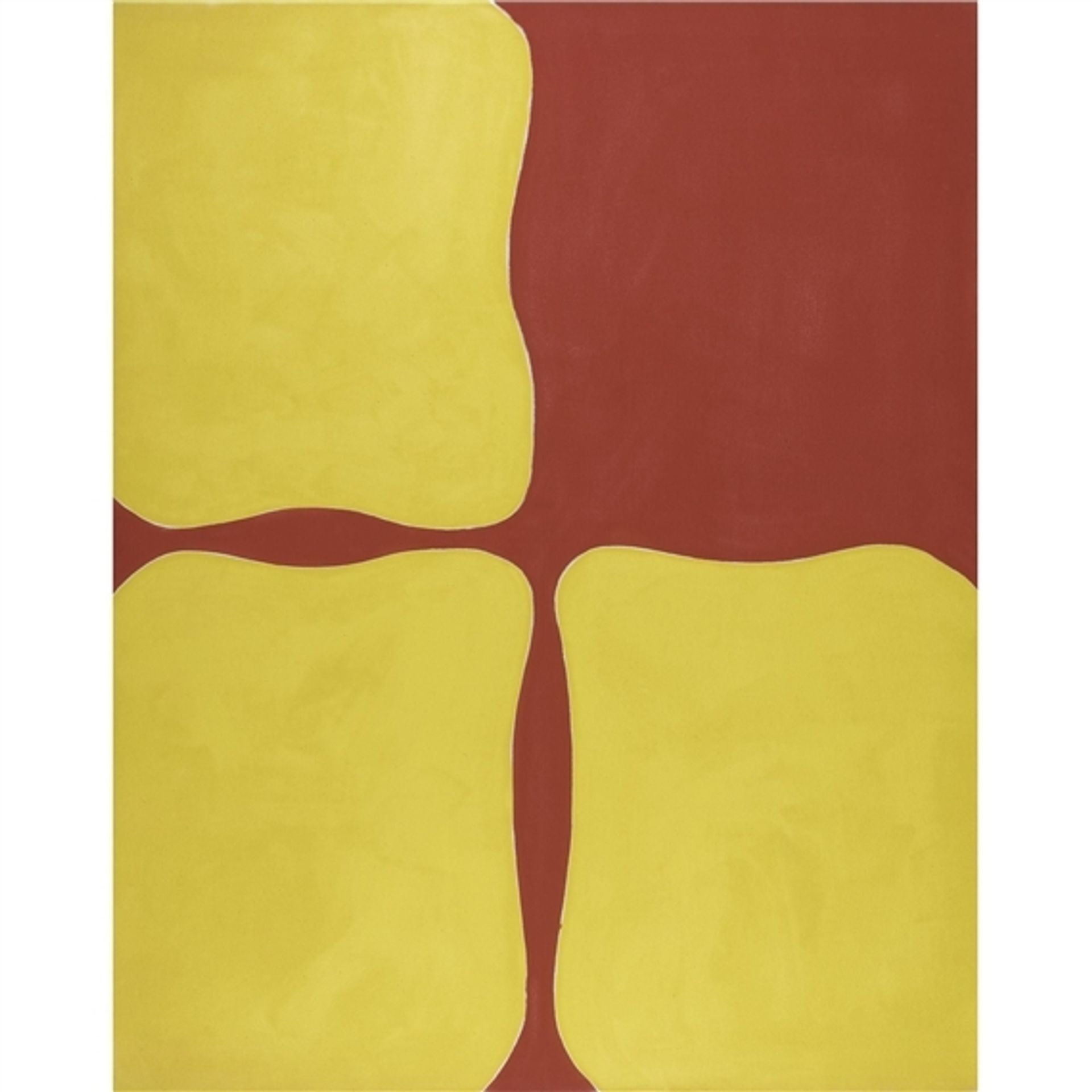 Abstract (Red and Yellow) by Paul Feeley