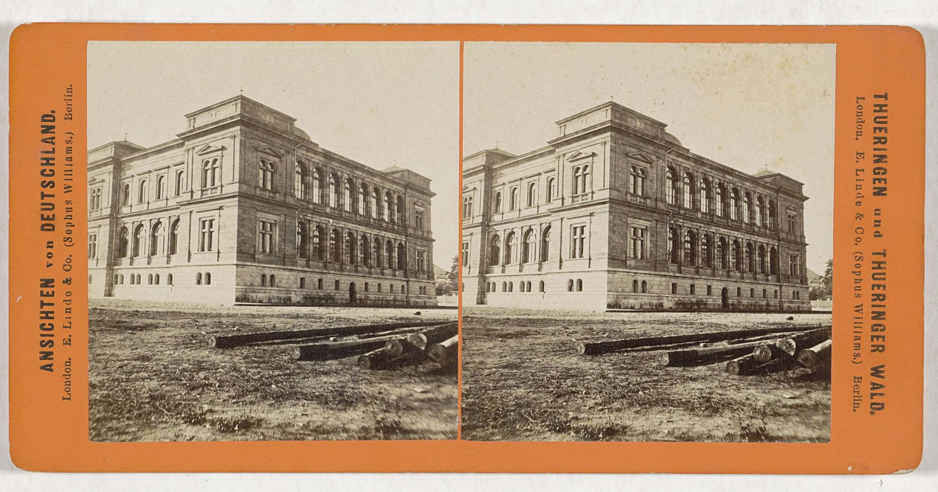 Exterieur van het Neues Museum Weimar by Hermann Selle