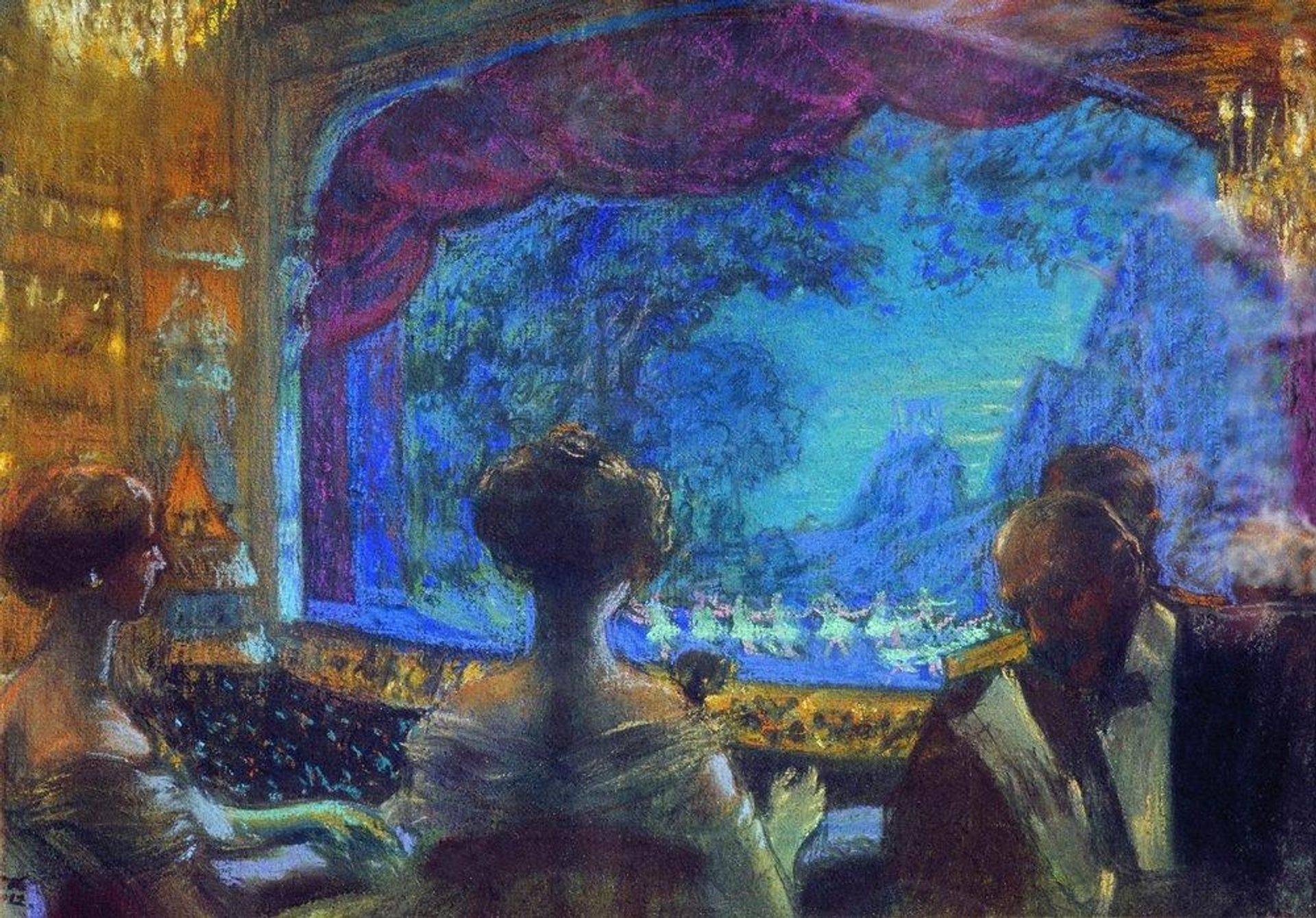 In the box by Boris Kustodiev