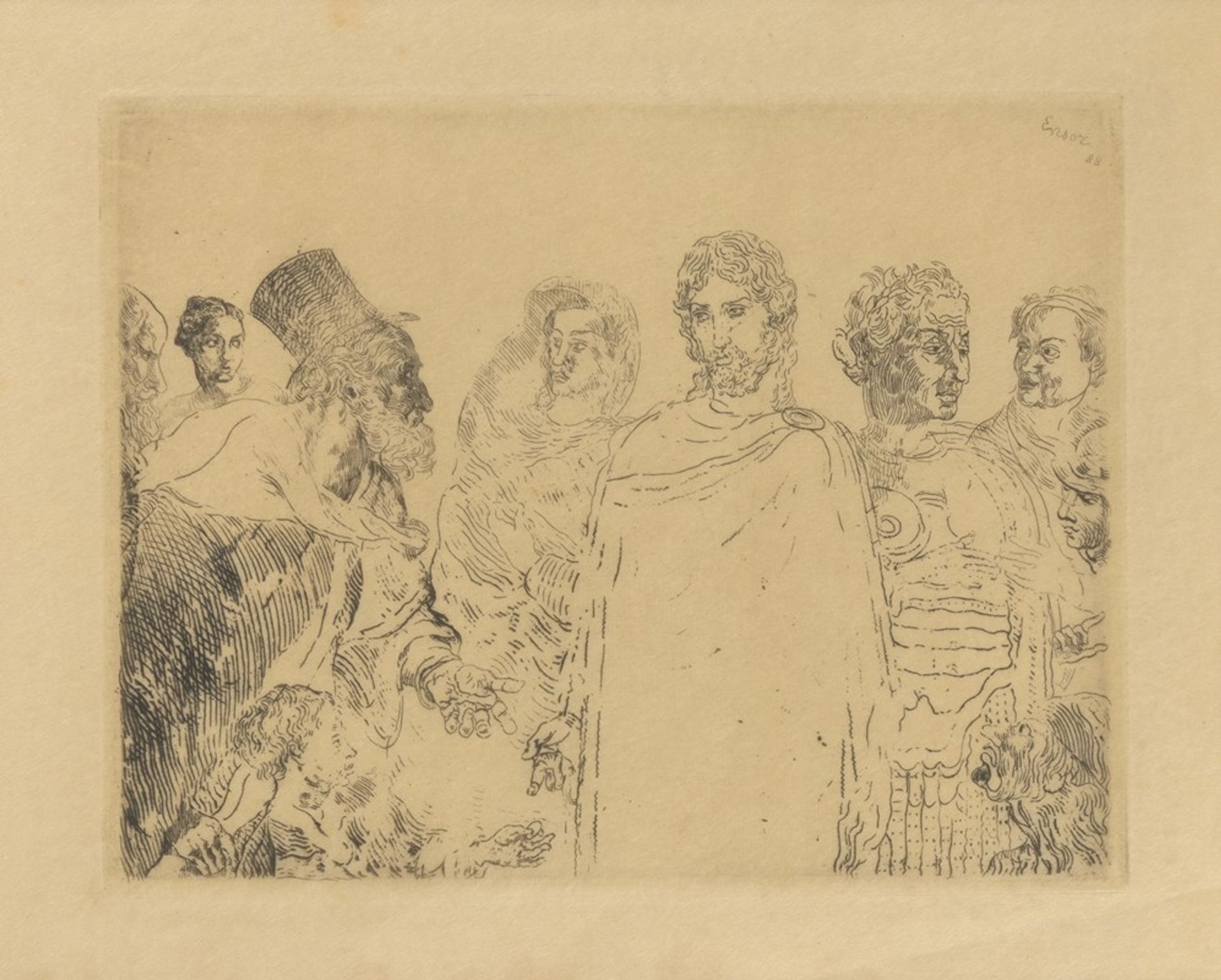 De zilverling van Caesar by James Ensor