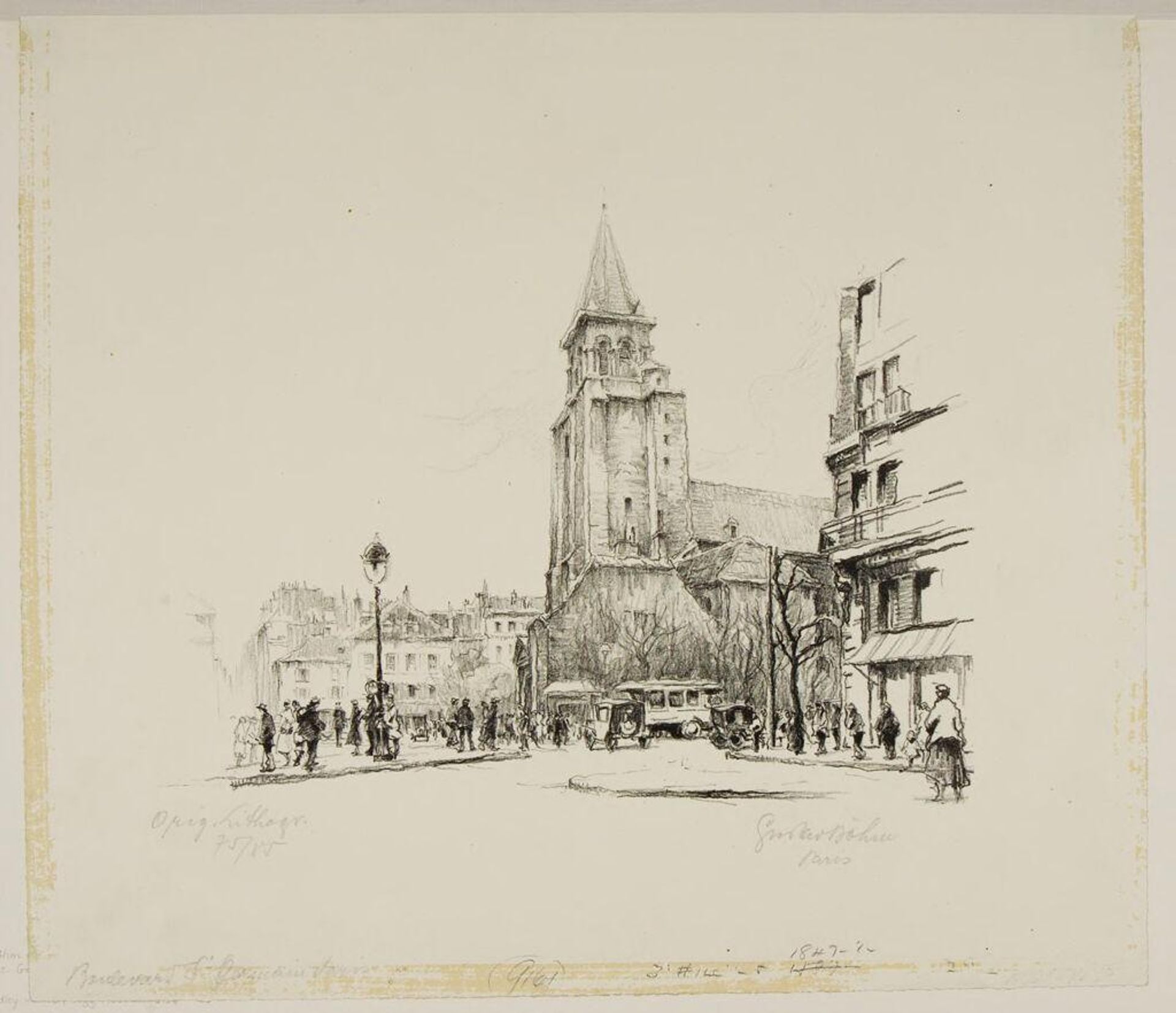 Boulevard St. Germain by Gustav BÃ¶hm
