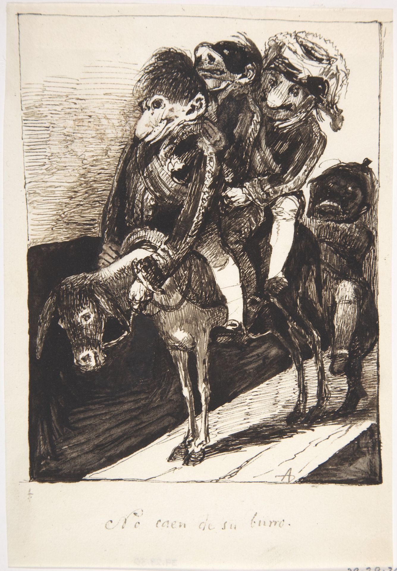 They Don't Fall Off Their Donkey (They Don't Admit Their Error), ("No caen de su burro") by Leonardo Alenza