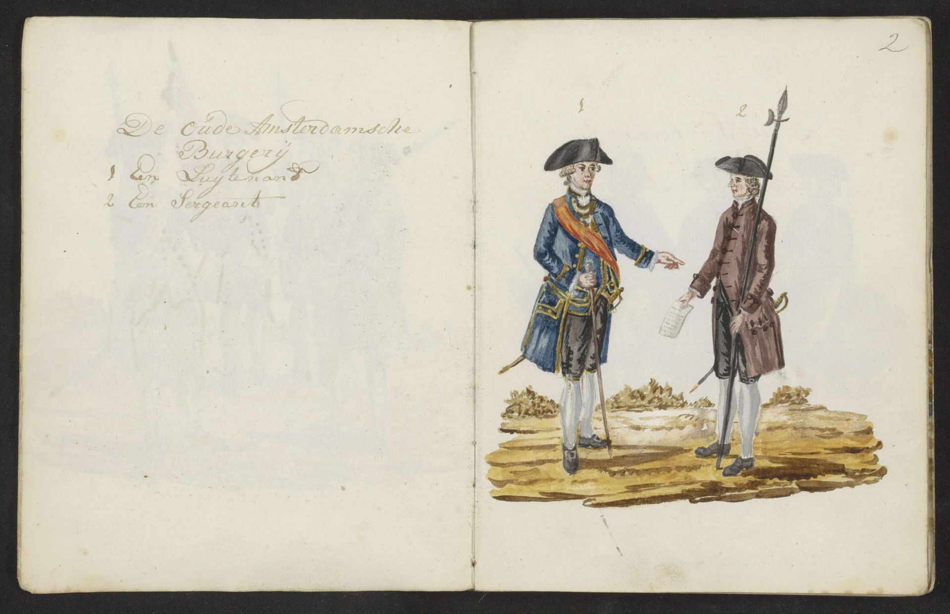 Uniformen van de Amsterdamse schutterij van 1770-1783 by S.G. Casten