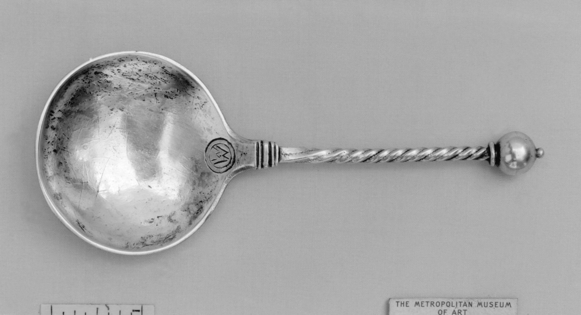 Ball-knopped spoon by Hans Möller