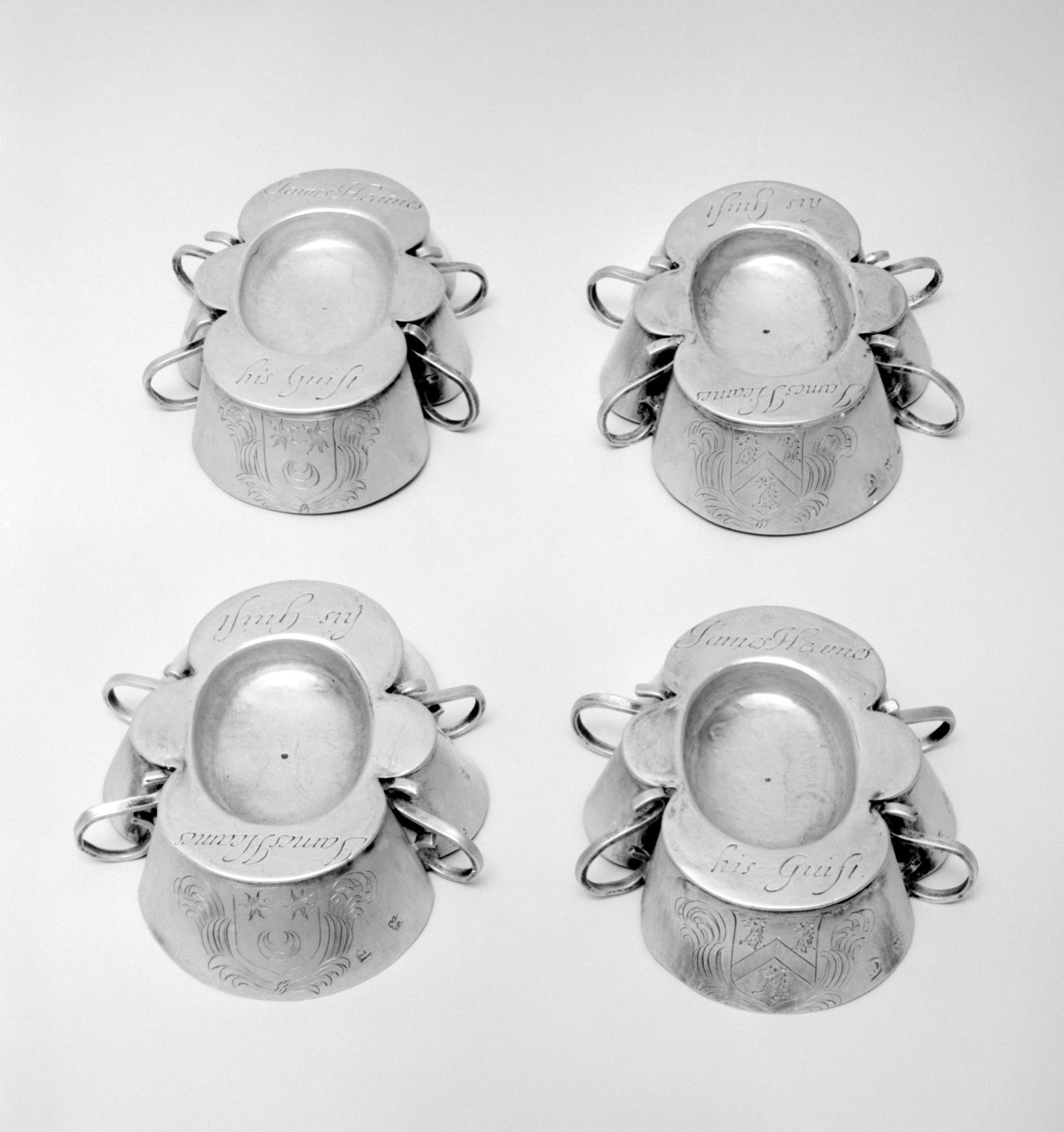 Set of six salts by Christopher Shaw