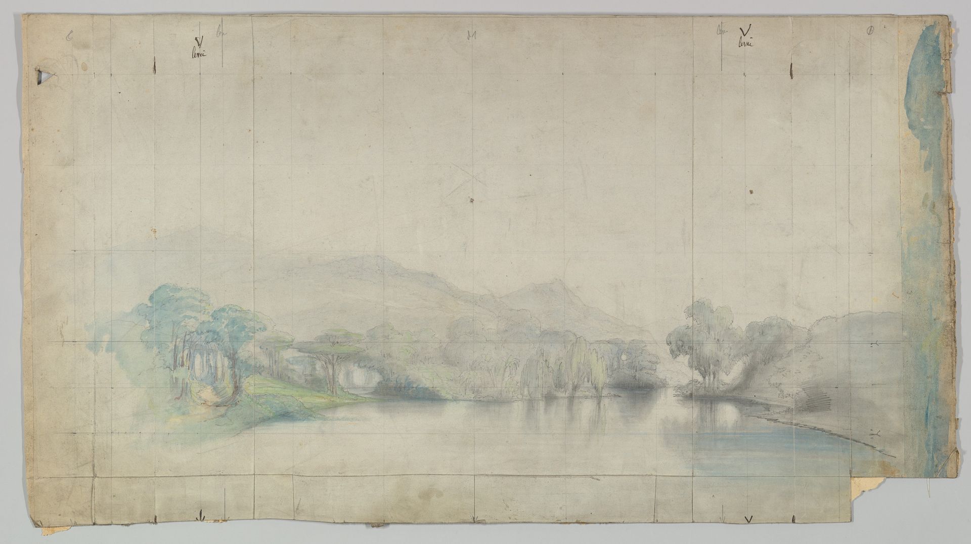 Design for a Stage Set by Eugène Cicéri