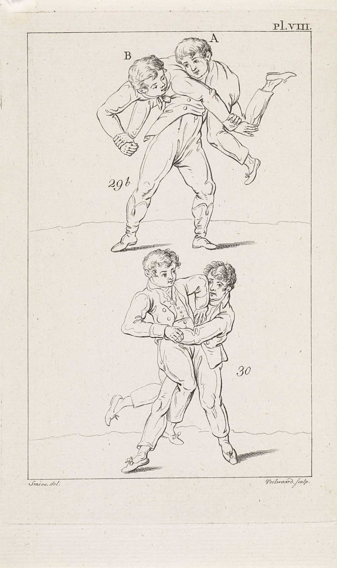Lichamelijke oefeningen; worstelen B by Daniël (I) Veelwaard