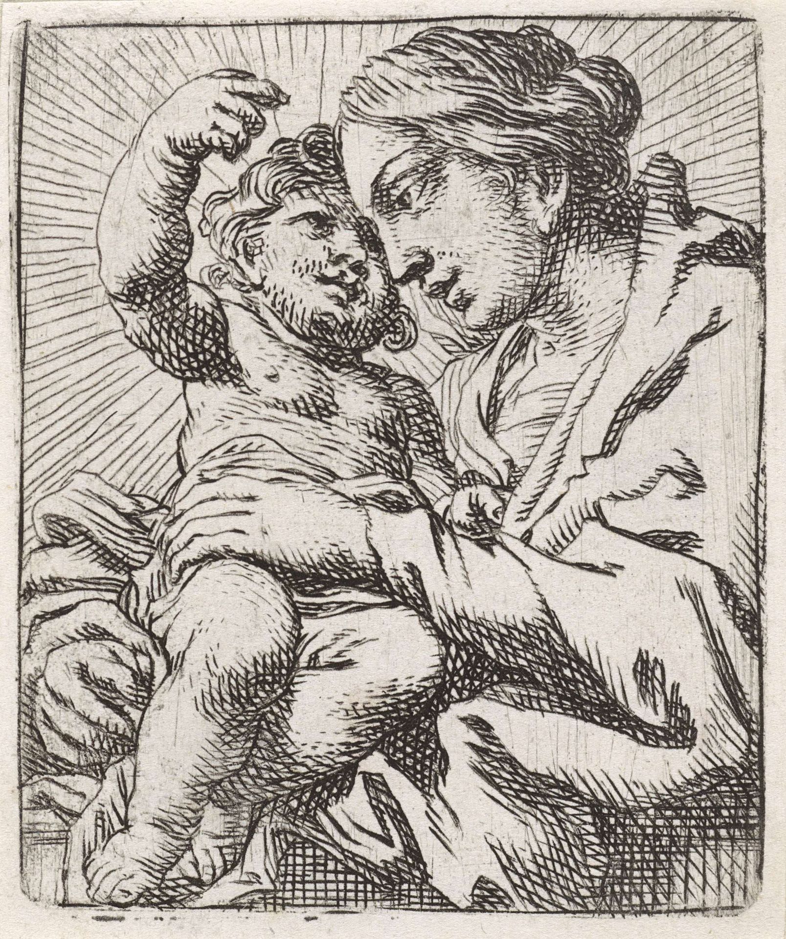 Madonna met kind by Cornelis Schut