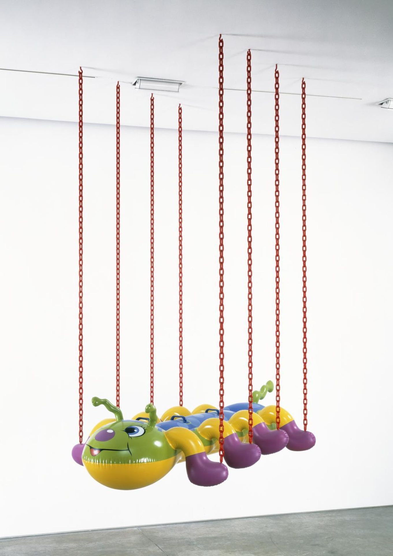 Caterpillar (with chains) by  Jeff Koons