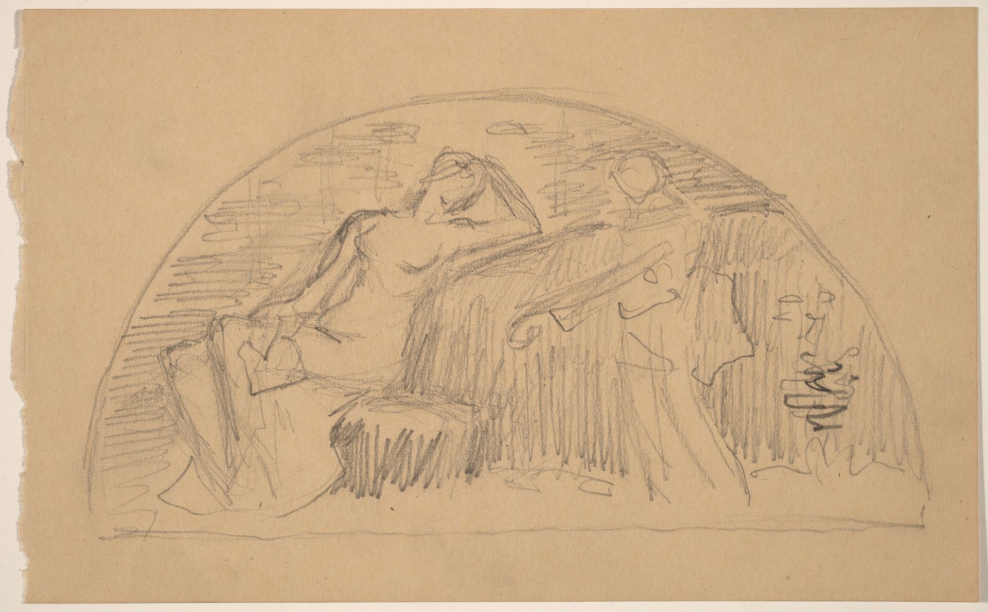 Study for a Lunette by Charles Sprague Pearce