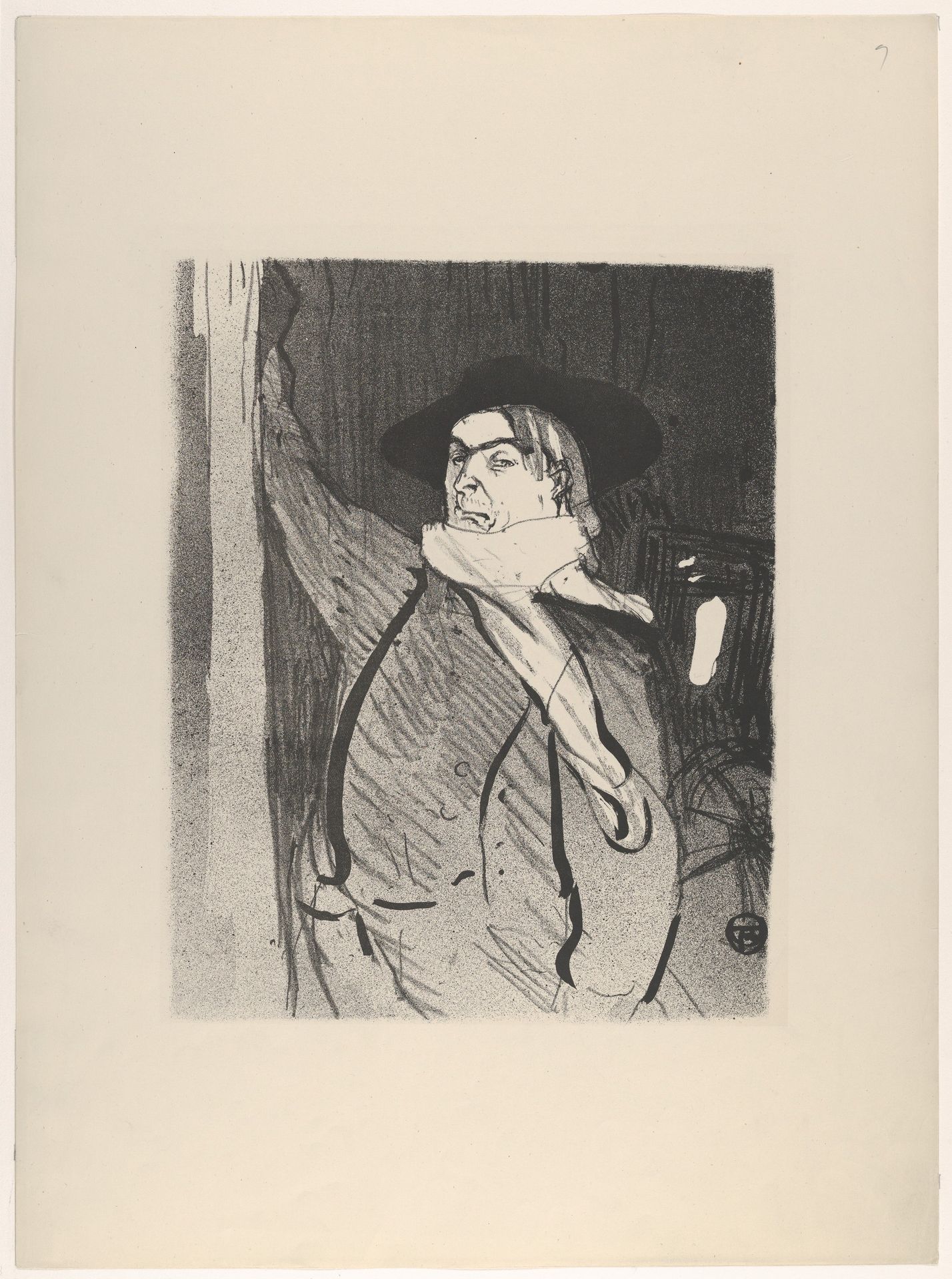 Aristide Bruant (from Le Café Concert) by Henri de Toulouse-Lautrec