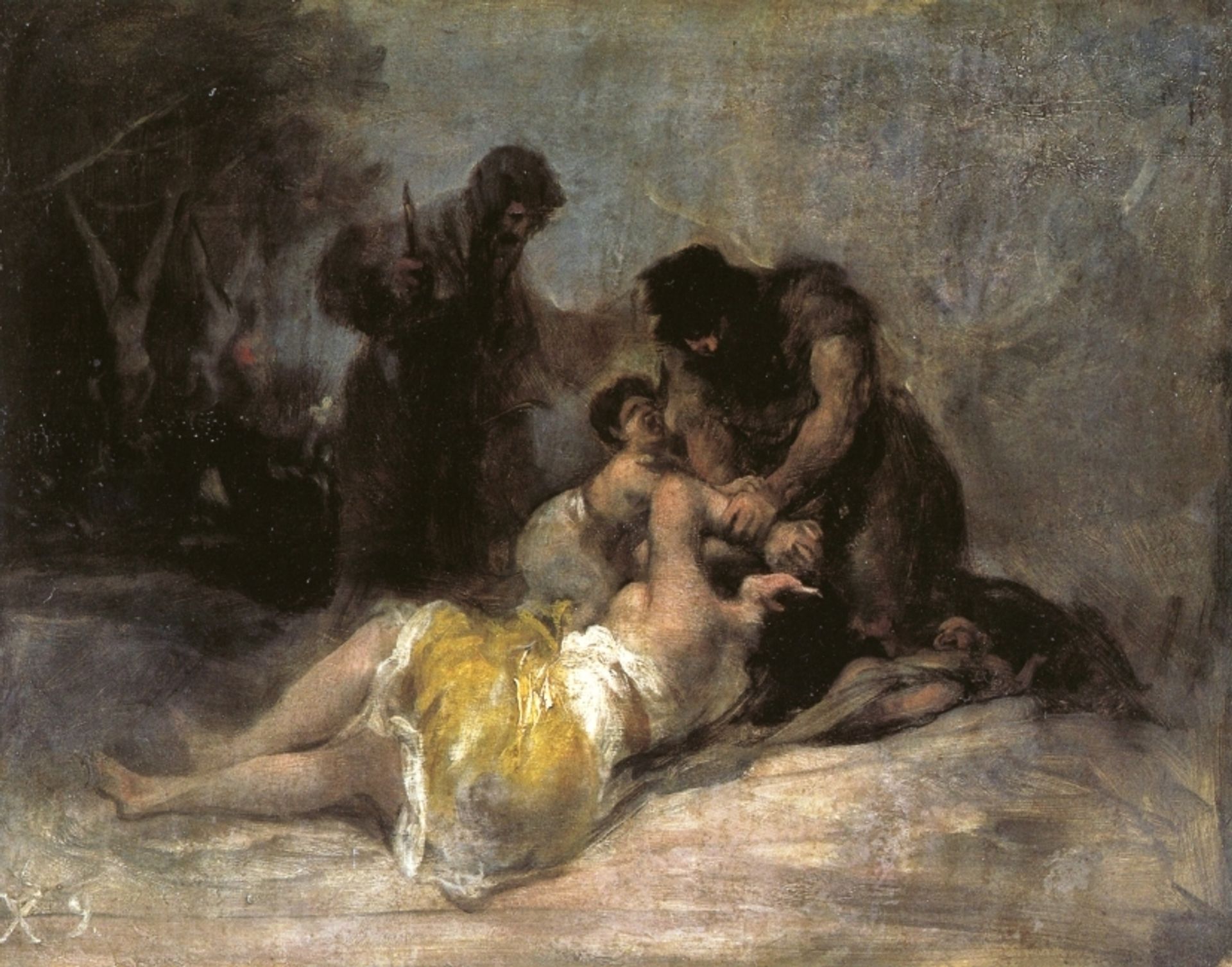 Scene of Rape and Murder by Francisco de Goya