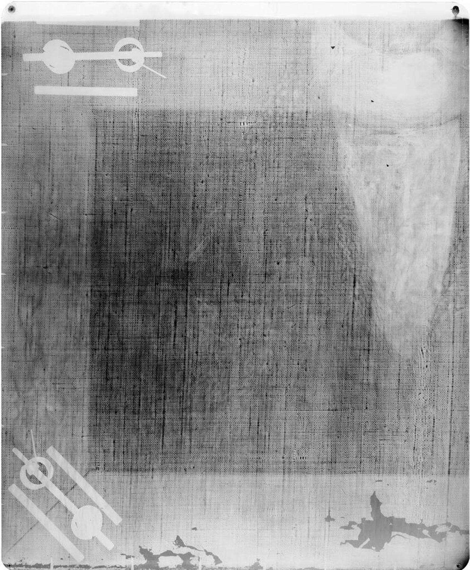X-radiograph(s) of "Portrait of a Man" by Artist of original: Hoyt