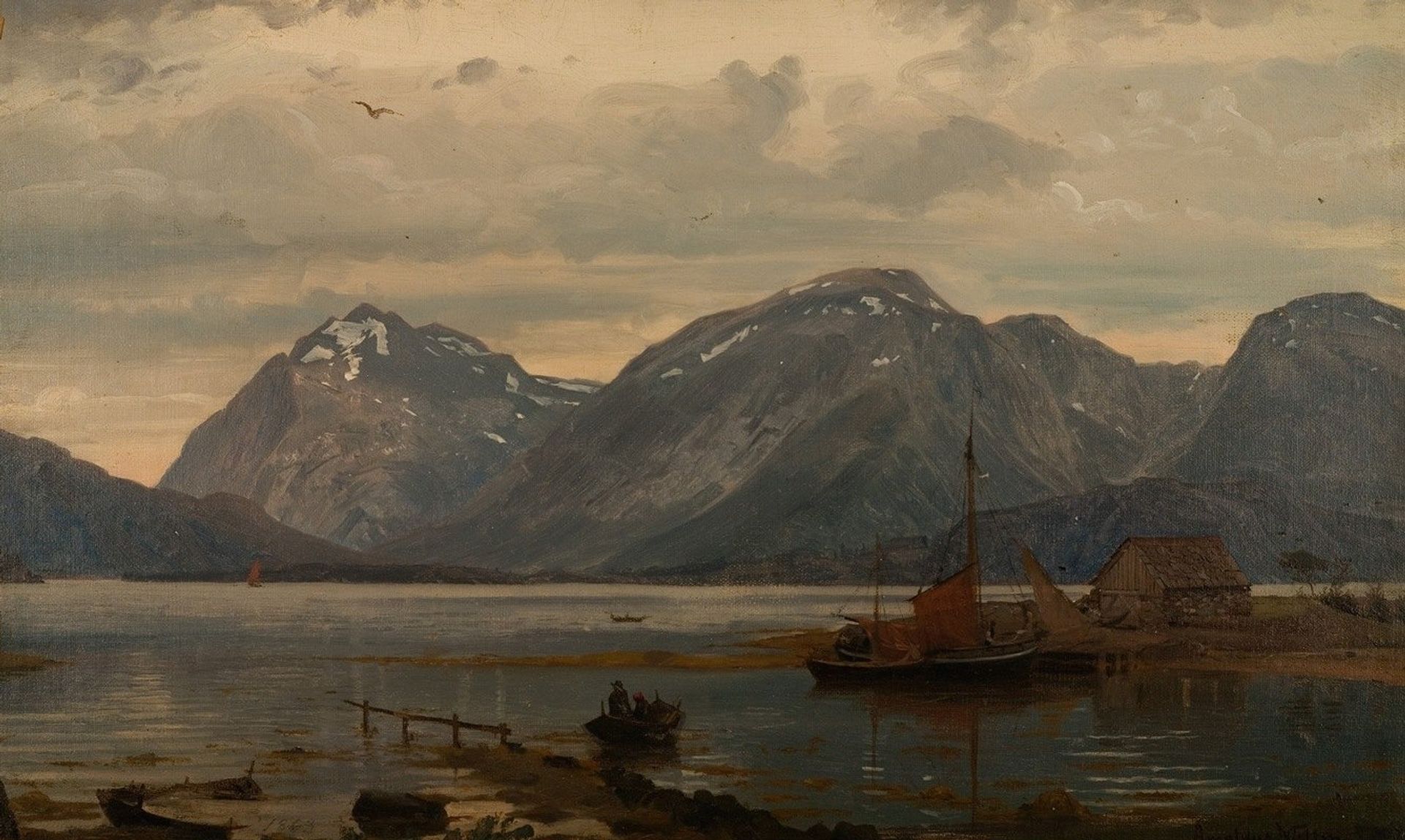 Fra Englafjellene, Hardanger by Amaldus Nielsen