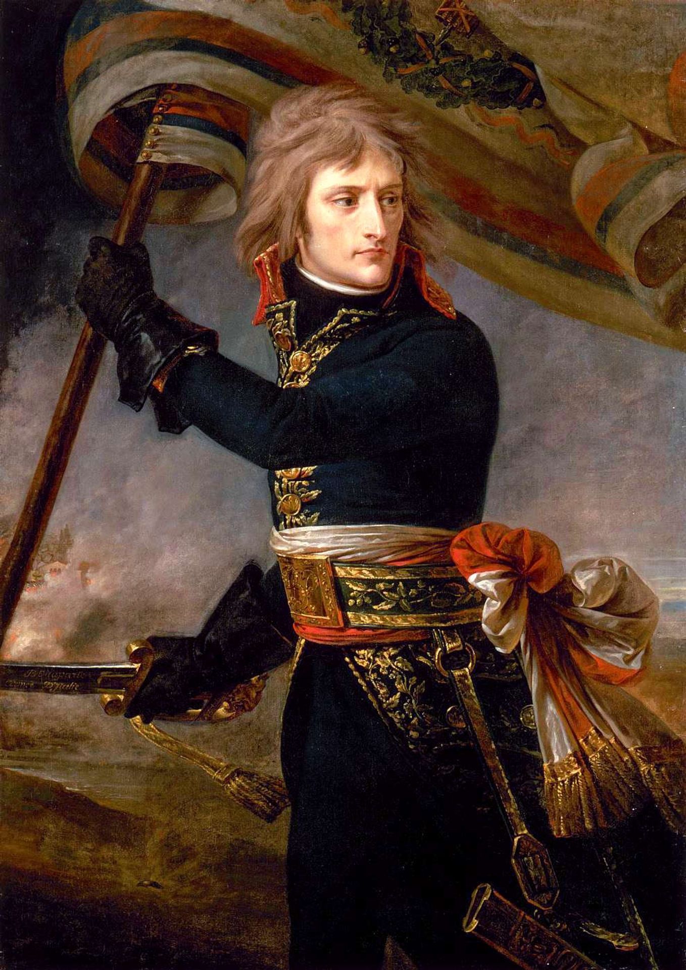 Bonaparte at the Pont D'Arcole by Antoine-Jean Gros