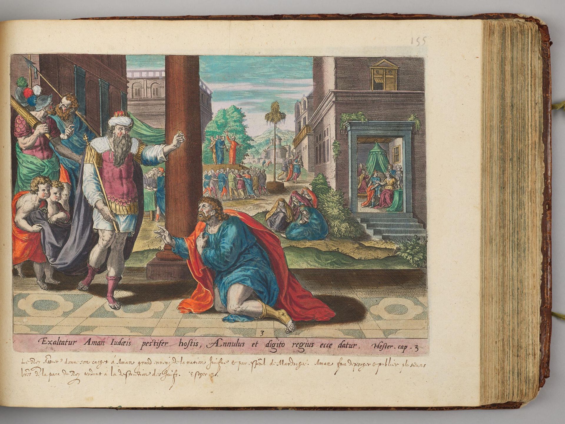 Ahasuerus Gives His Ring to Haman by Hans Collaert the Elder