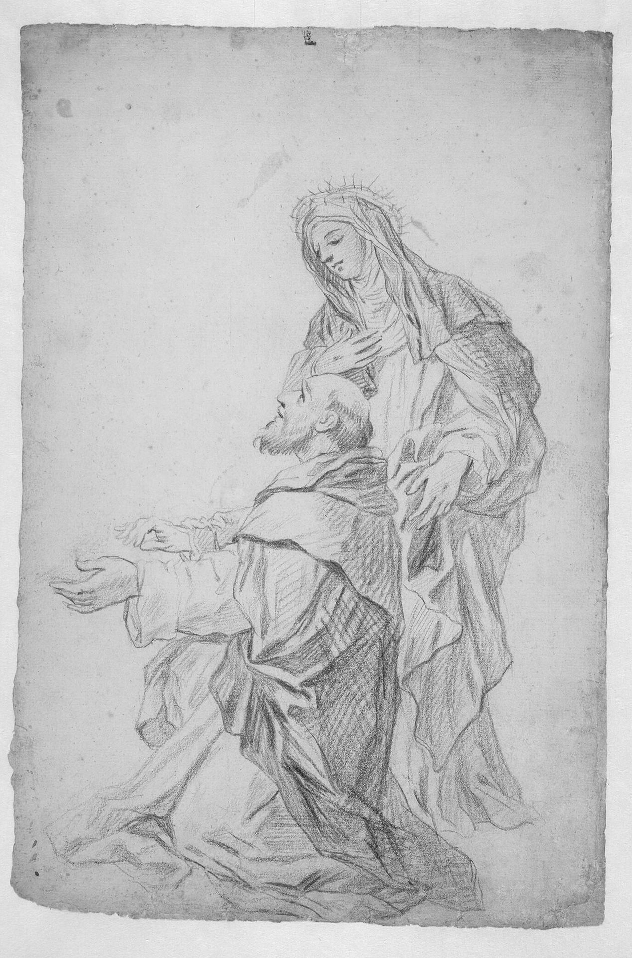 Sts Dominic and Rosa from the Madonna del Rosario by Anonymous
