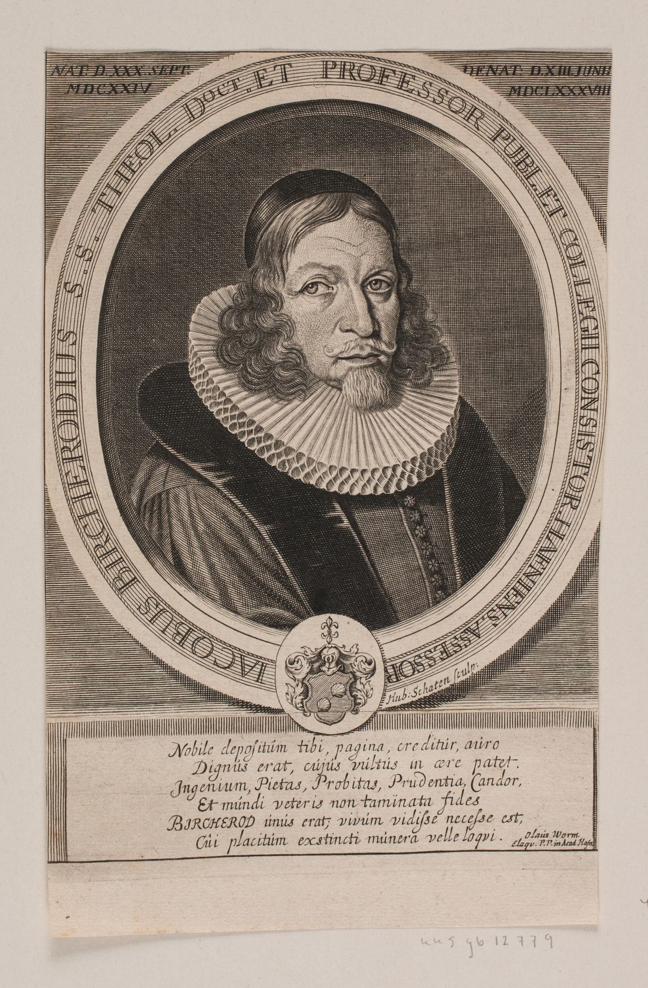 Professor Jacob Bircherod by Hubert Schaten