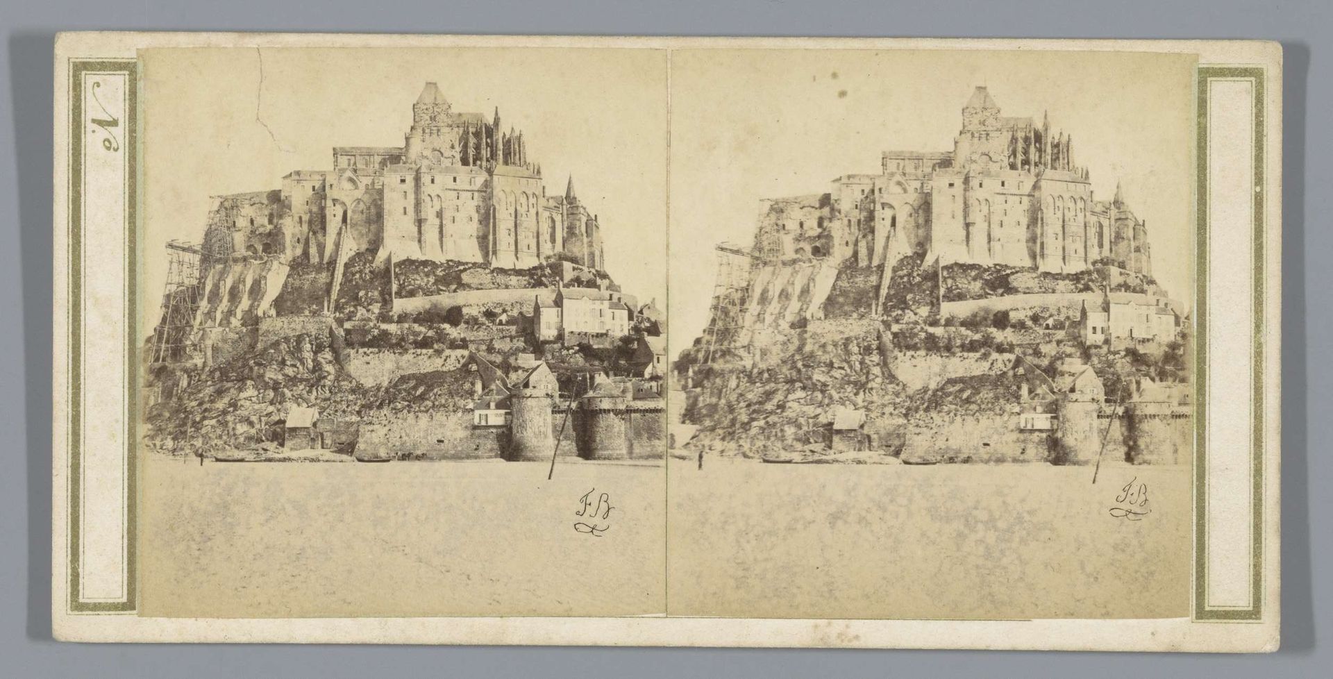 Gezicht op Mont Saint-Michel by FB