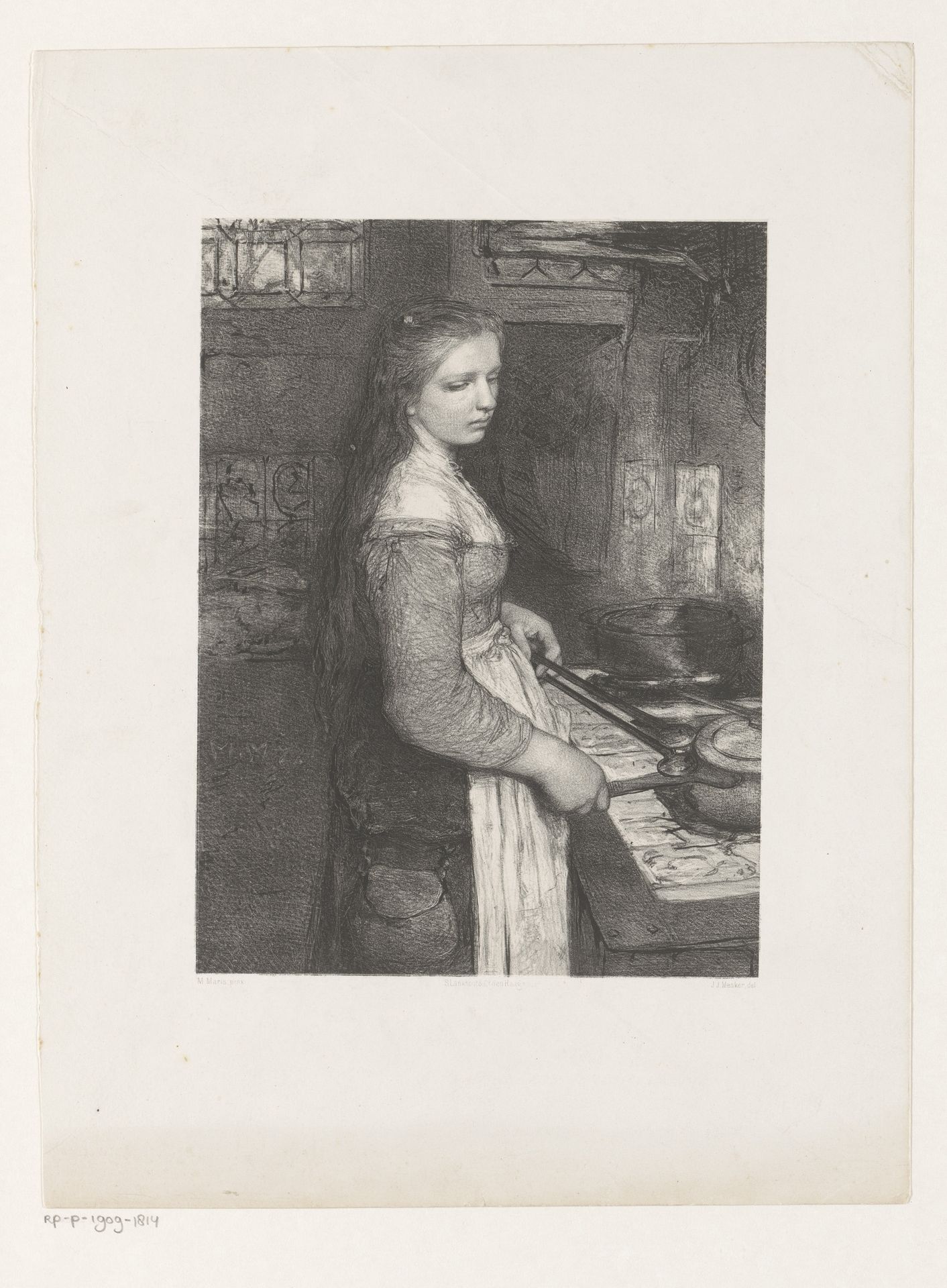 Keukenmeisje by Jan Mesker