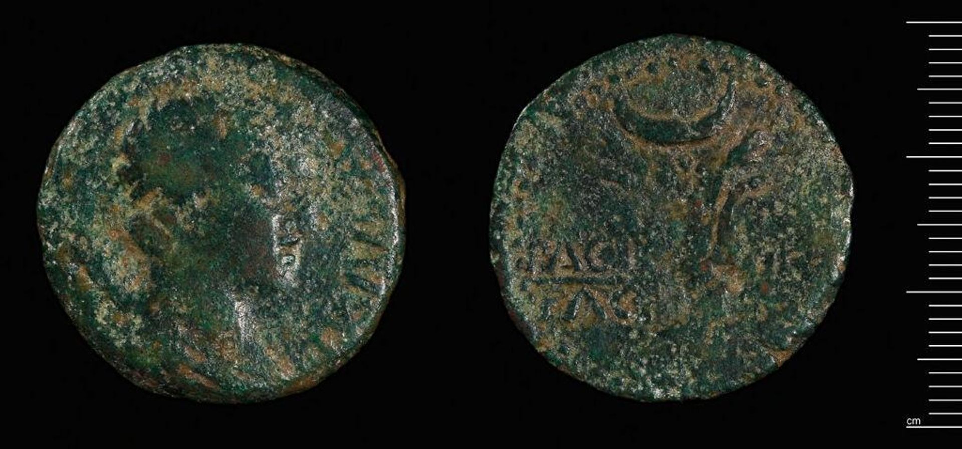 Coin of Numidia and Mauretania under Juba II by Juba II