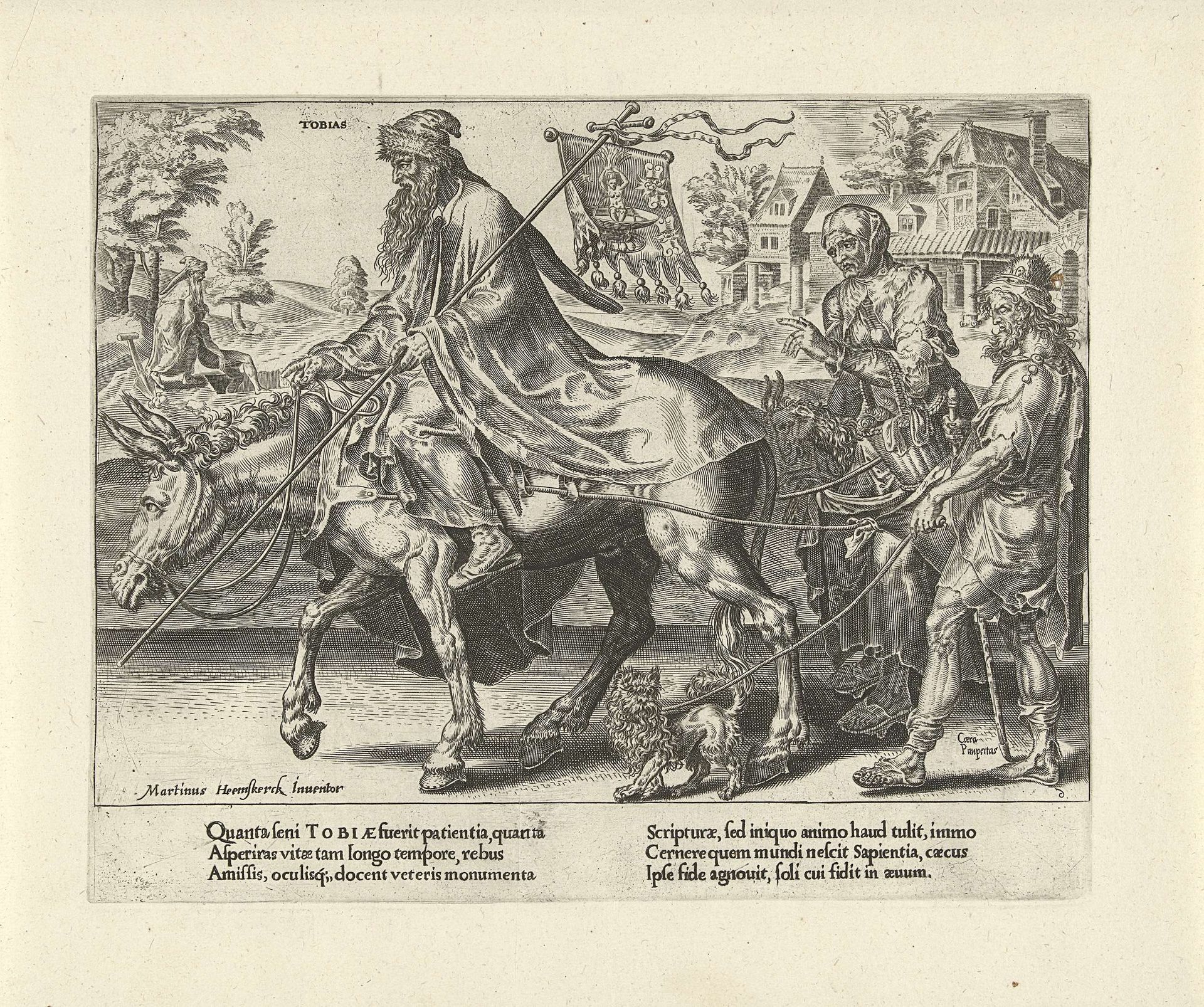 Triomf van Tobias by Dirck Volckertsz Coornhert