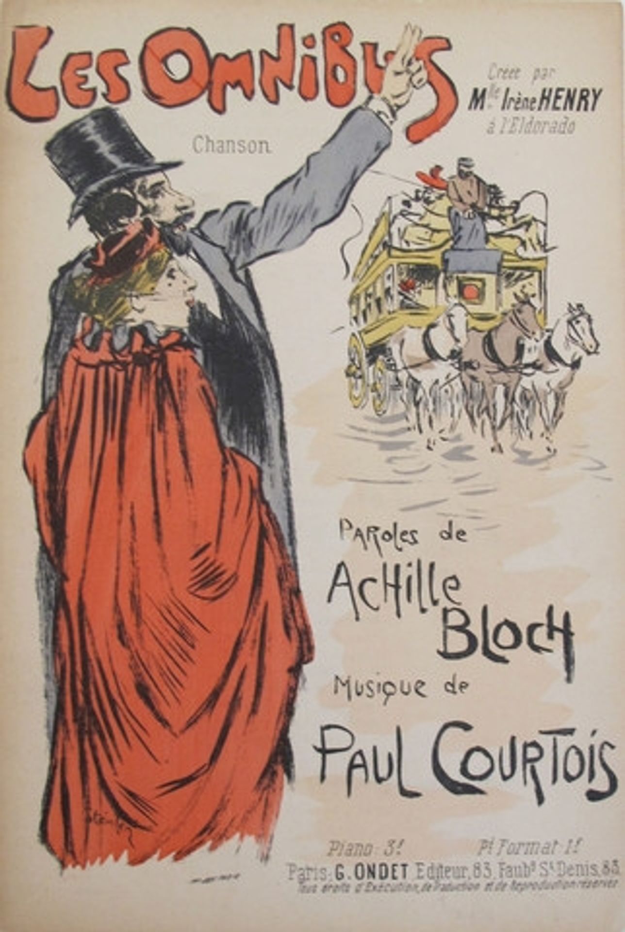 Les Omnibus by Théophile Alexandre Steinlen