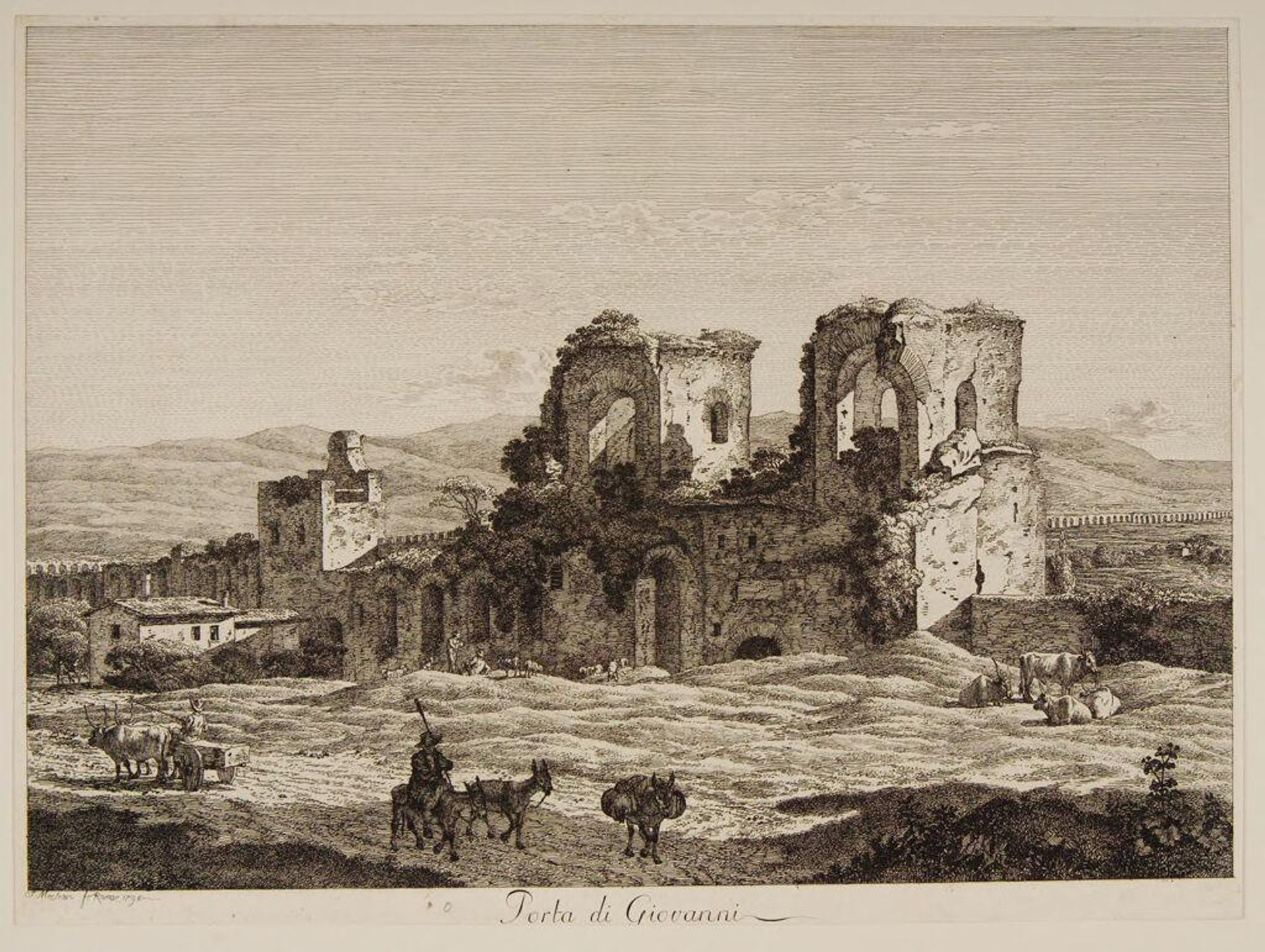 Porta di Giovanni by Jacob Wilhelm Mechau