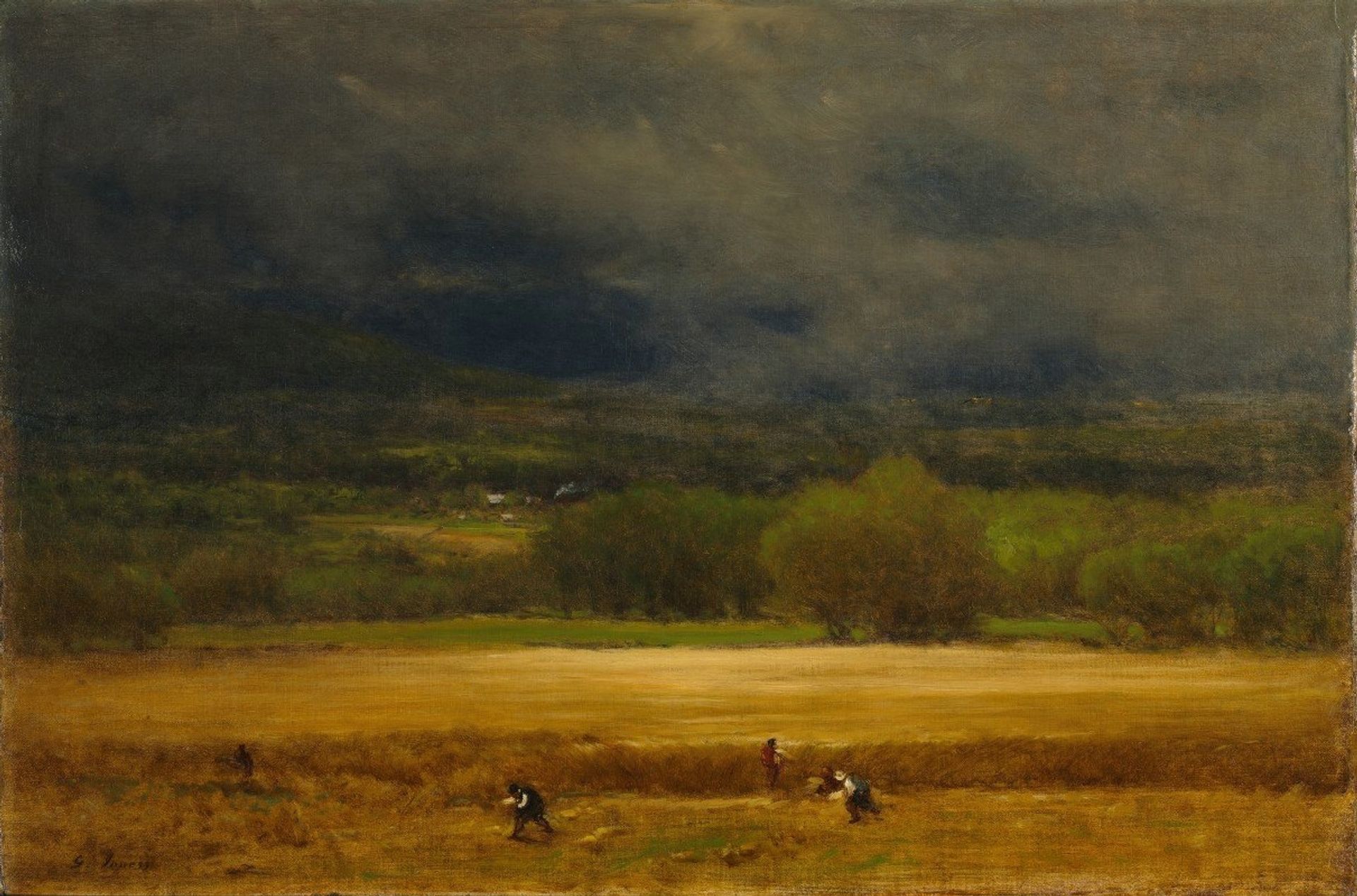 The Wheat Field by George Inness