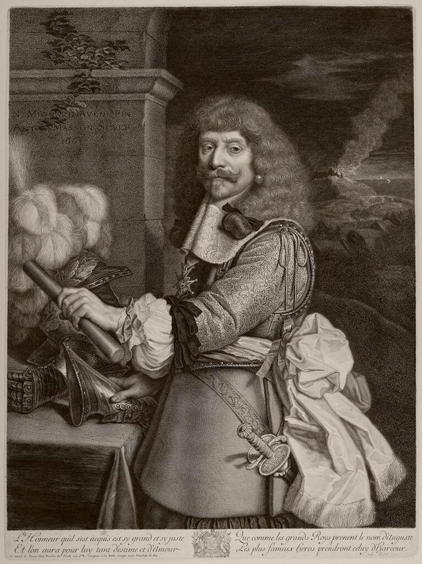 Harcourt, Henri de Lorraine, comte d' by Antoine Masson