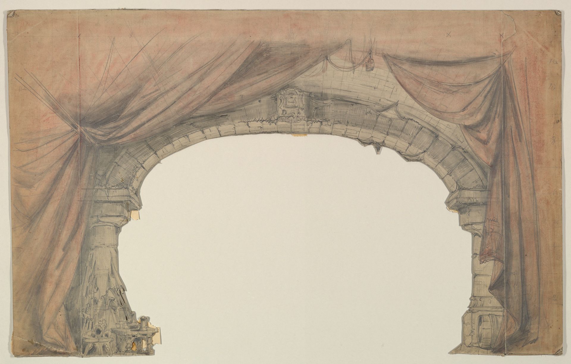 Design for a Stage Set by Eugène Cicéri