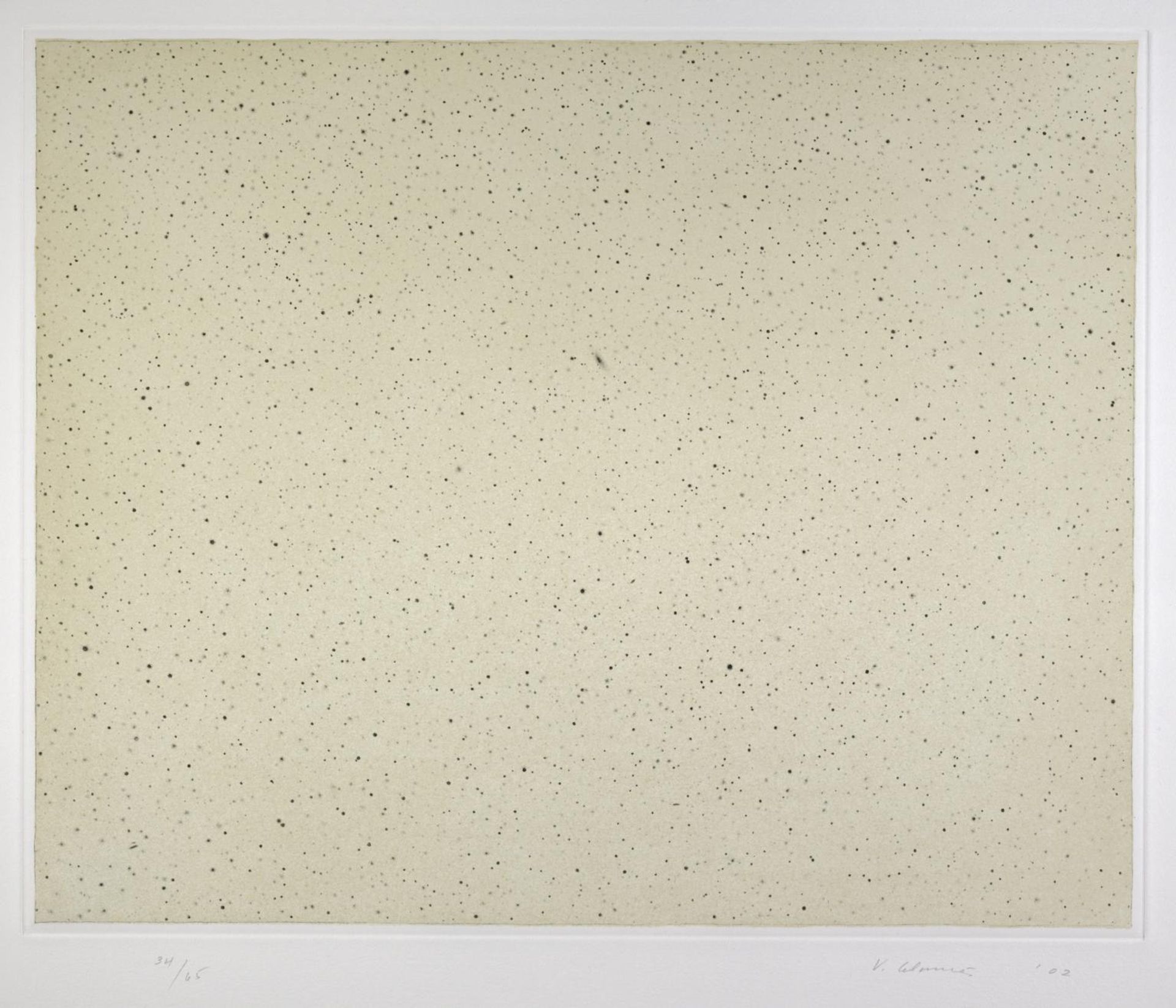 Night Sky 2 Reversed by Vija Celmins