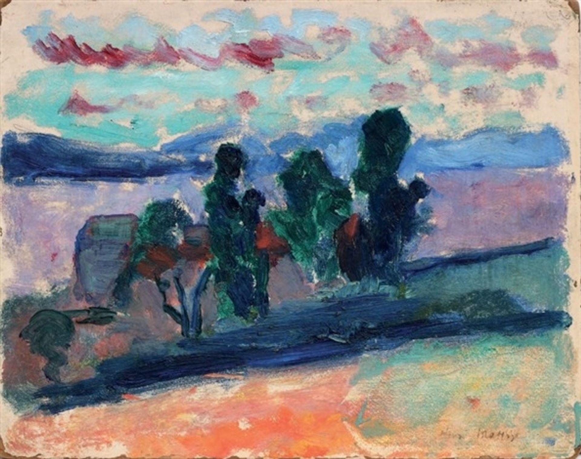 Paysage De Saint Tropez Au Crépuscule by Henri Matisse