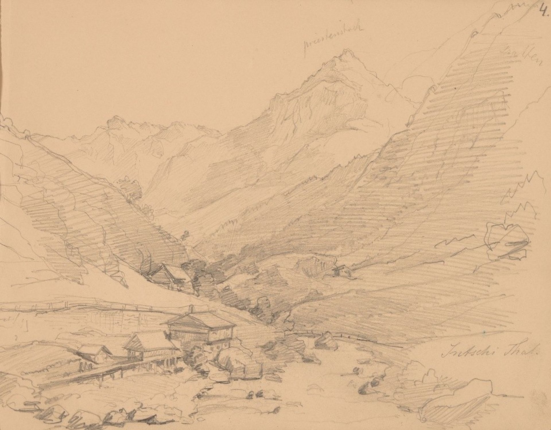 Mountain landscape by Józef Simmler