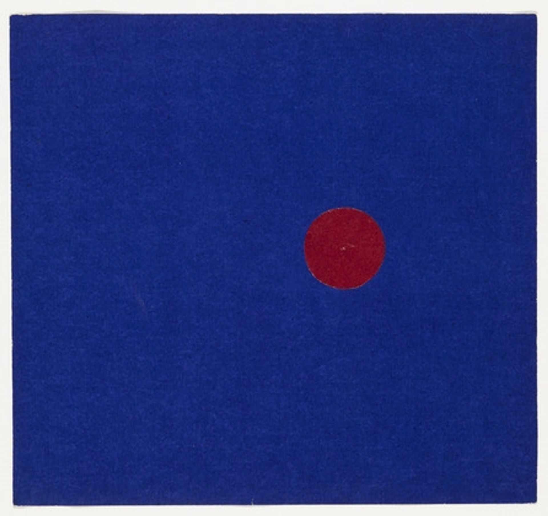 Red and Blue from the series Line Form Color by Ellsworth Kelly