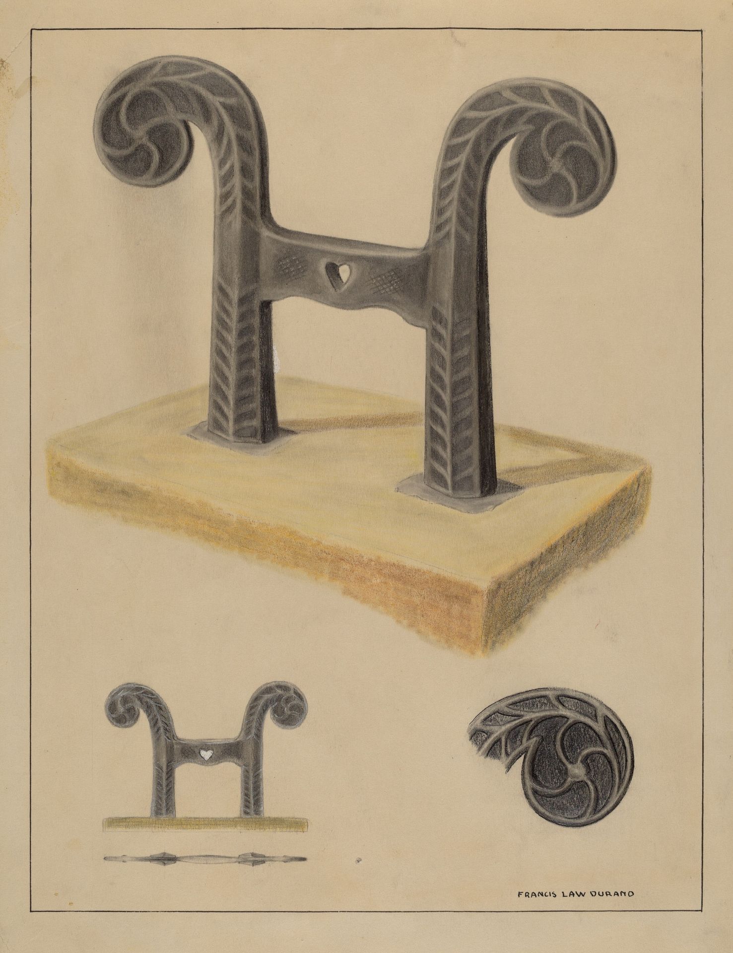 Foot Scraper by Francis Law Durand