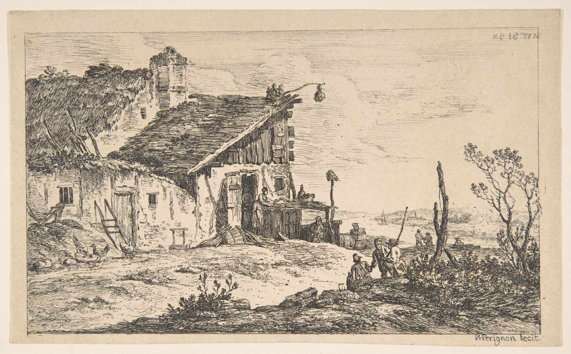 Rustic Landscape by Nicolas Pérignon the Elder