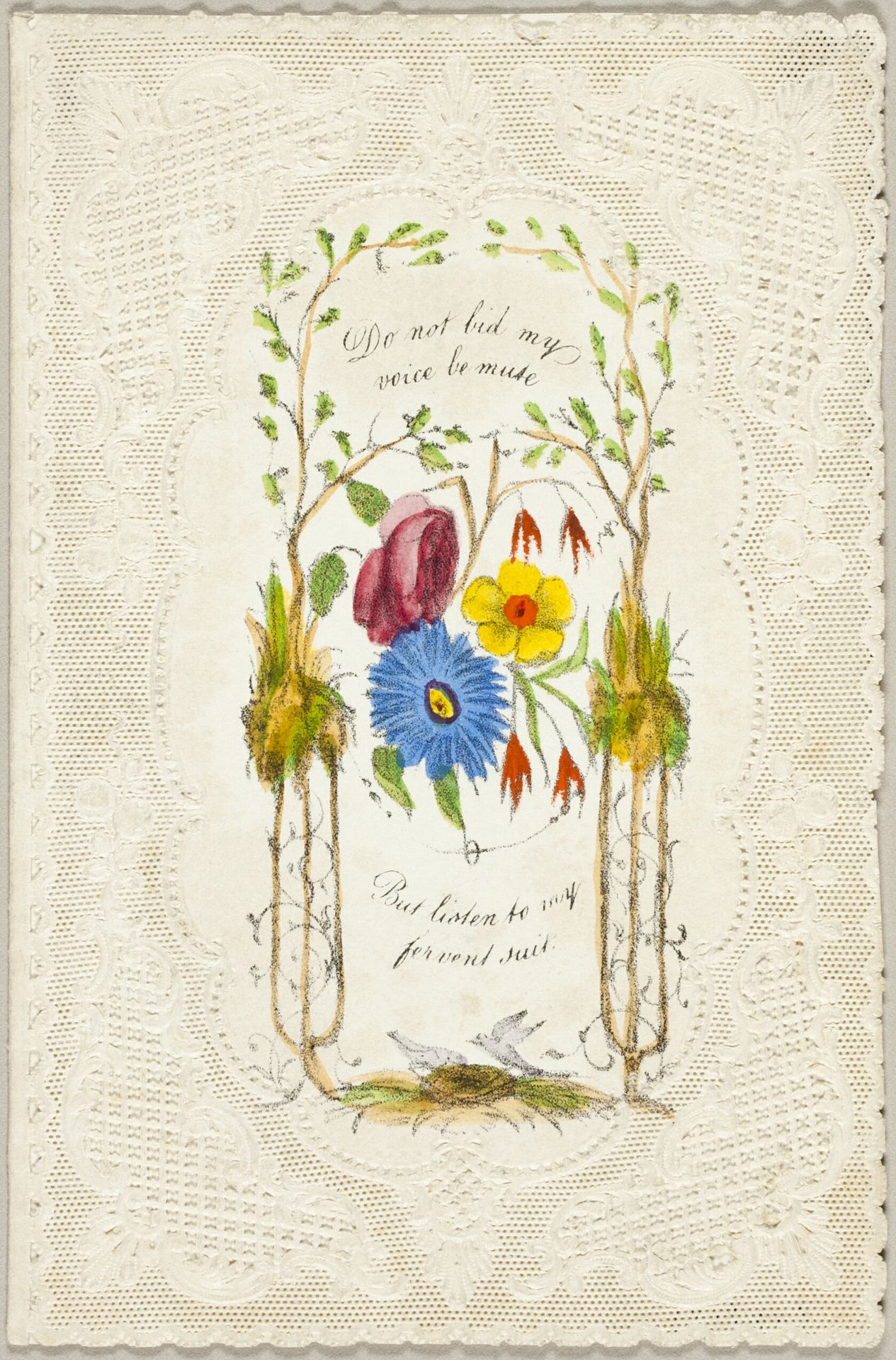 Do Not Bid My Voice Be Mute (valentine) by George Meek
