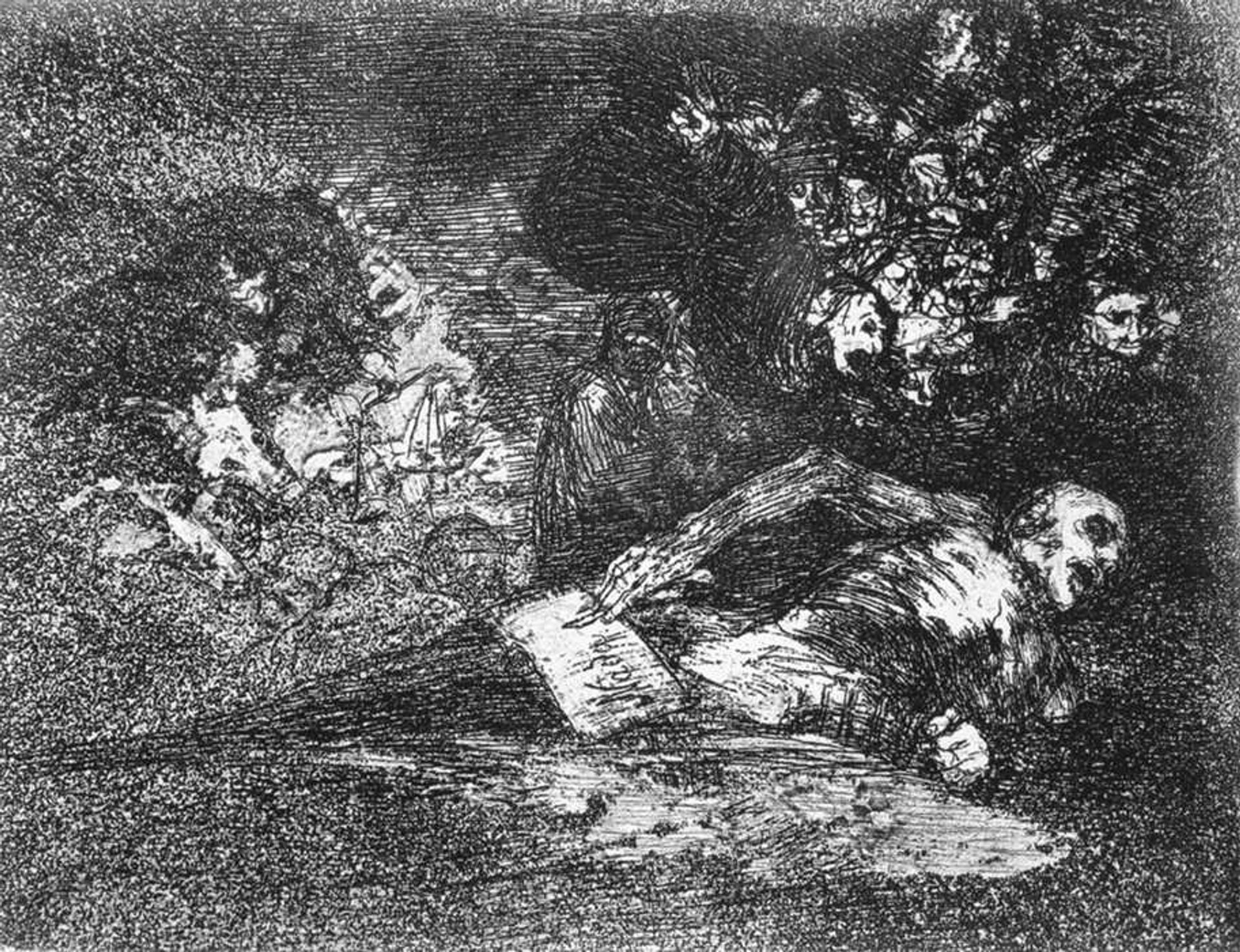 Nothing. The event will tell by Francisco de Goya