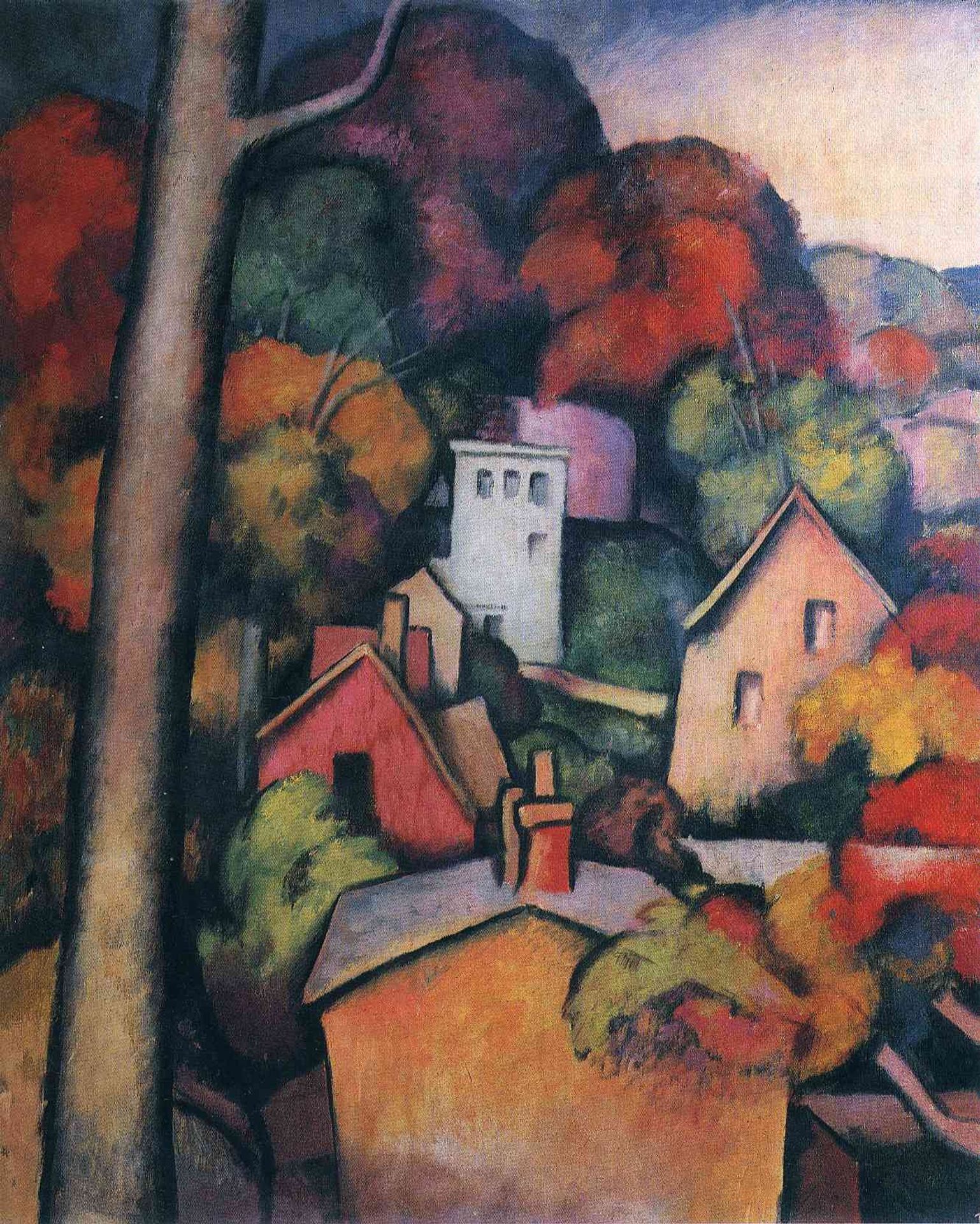 Upper Manhattan by Thomas Hart Benton