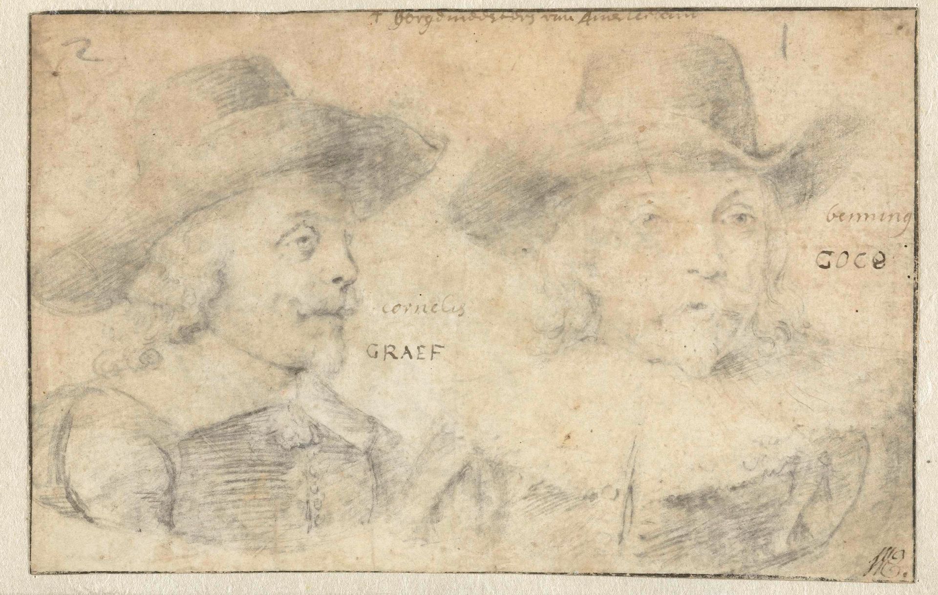 Portretten van Cornelis de Graeff en Frans Banningh Cocq by Anonymous
