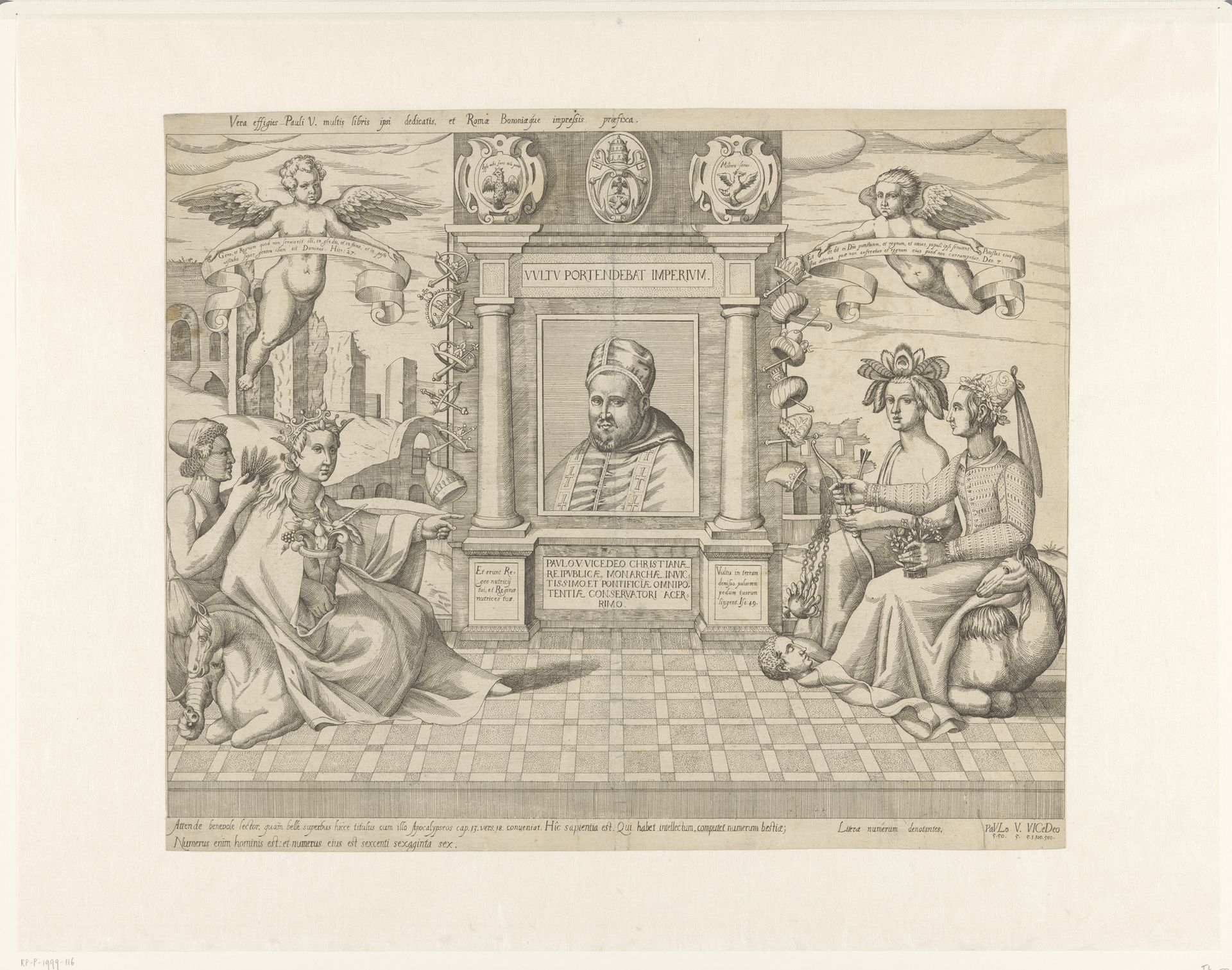 Allegorie op Paulus V by Anonymous