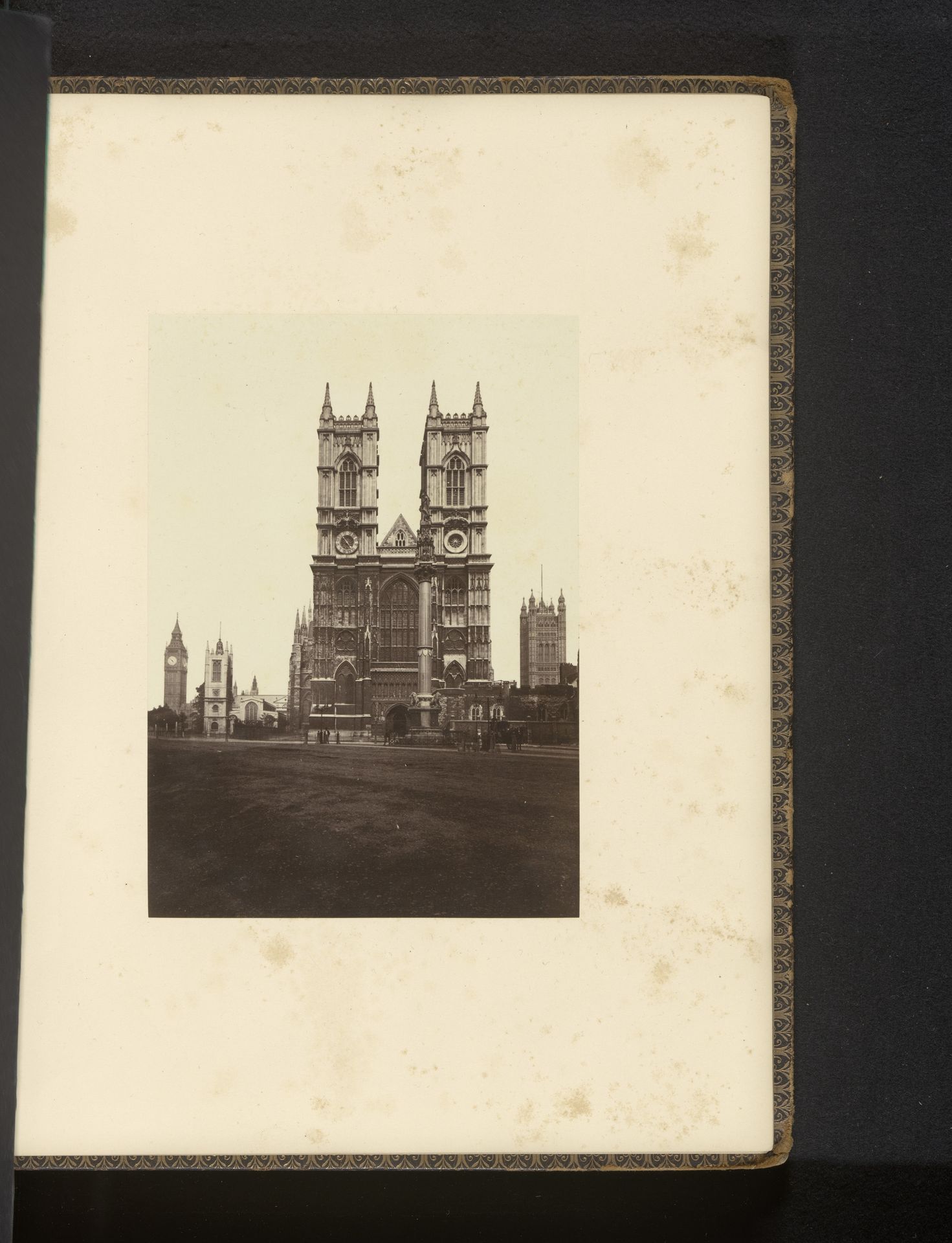 Gezicht op Westminster Abbey, de westelijke kant by John Harrington