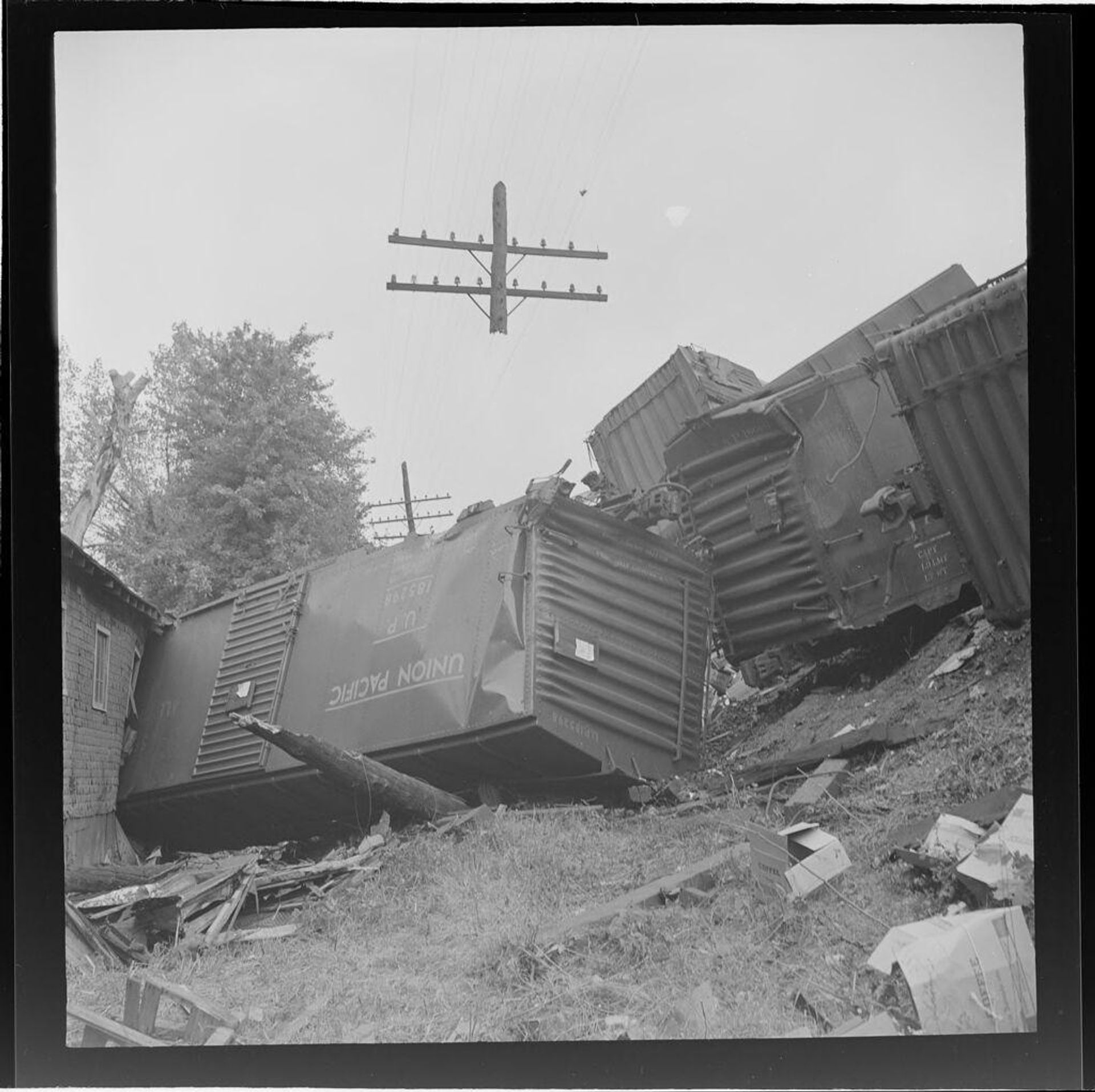 Untitled (train wreck) by Jack Gould