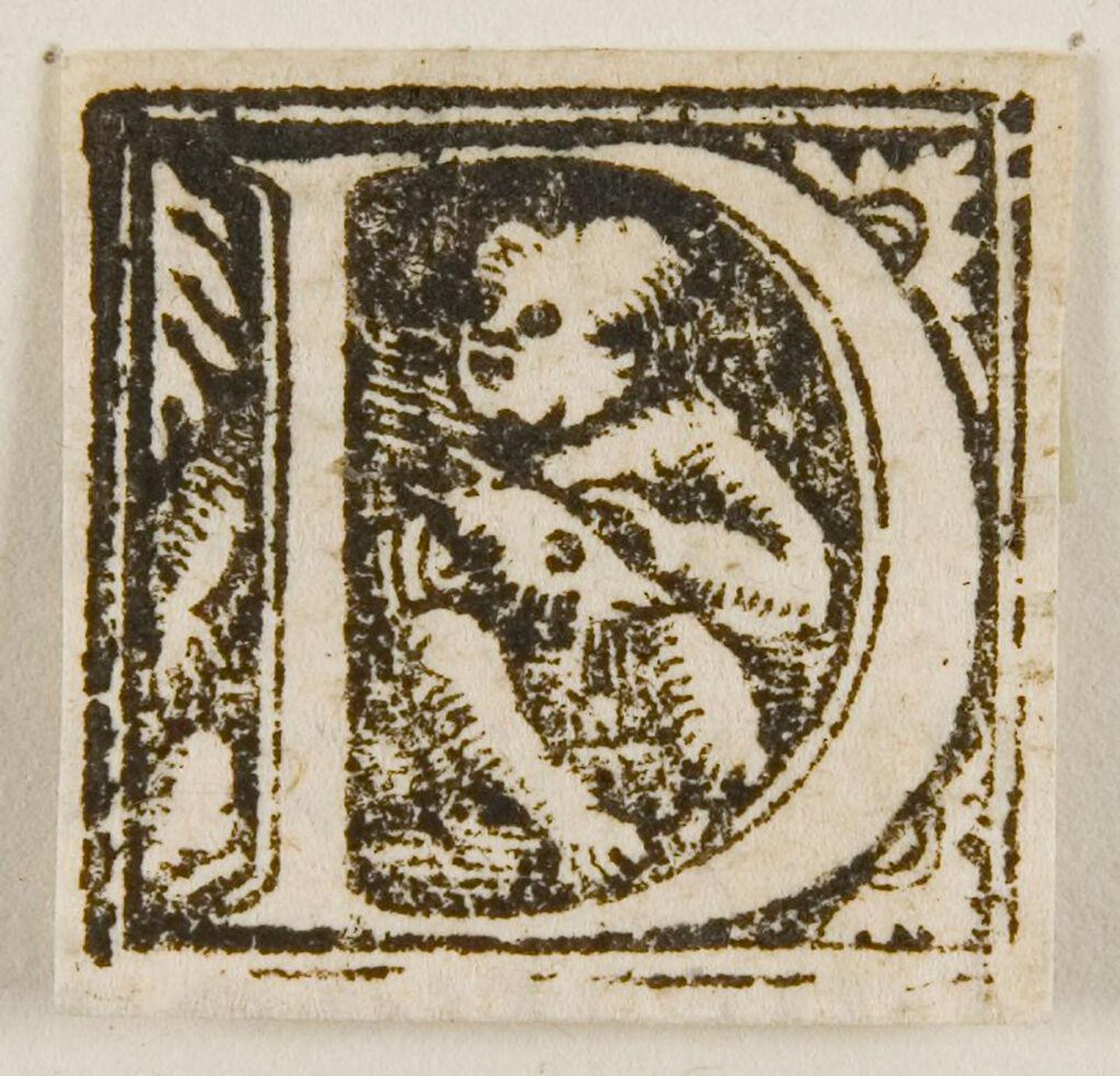Letter D by Anonymous