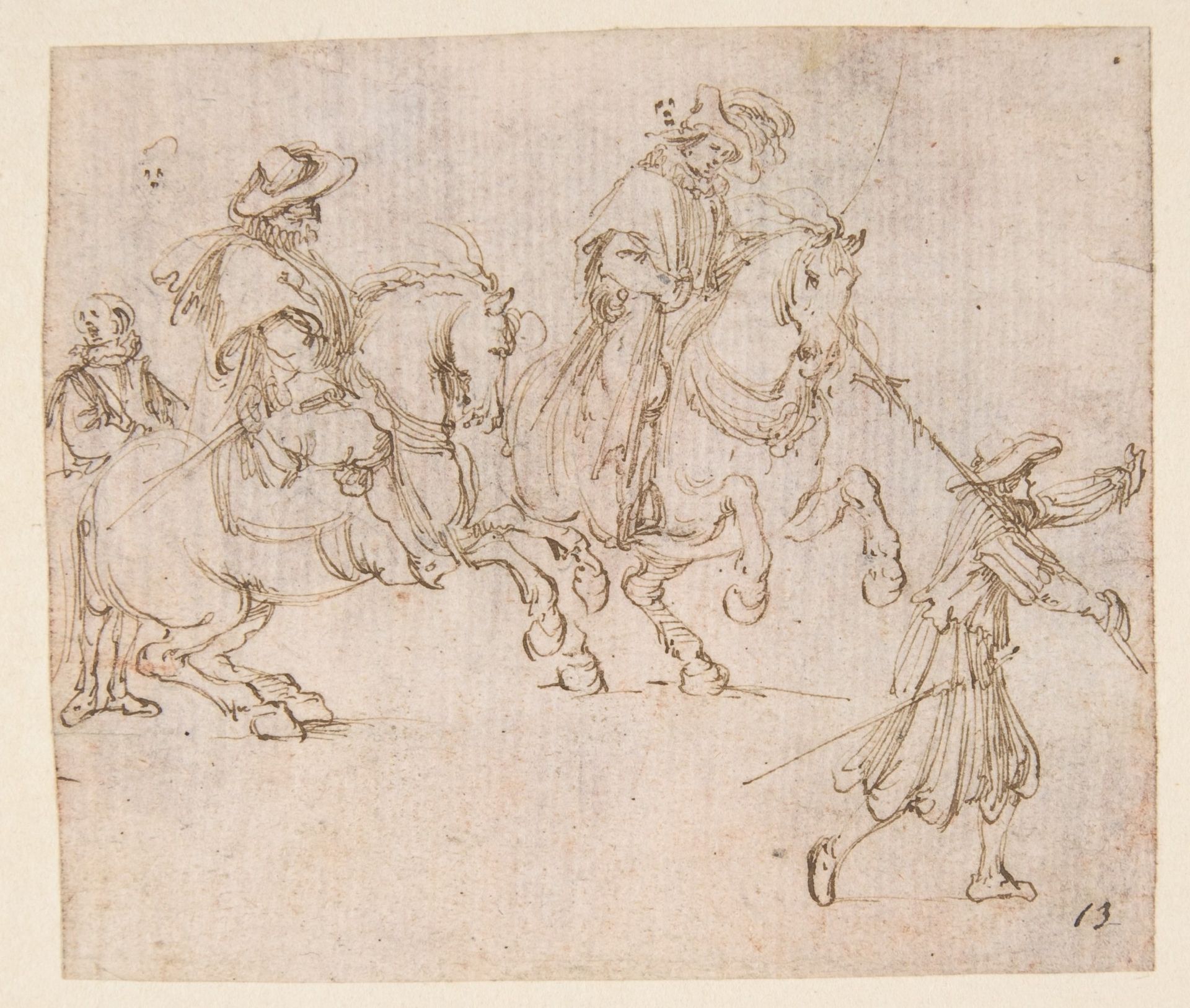 Horsemen and Soldiers by Stefano della Bella